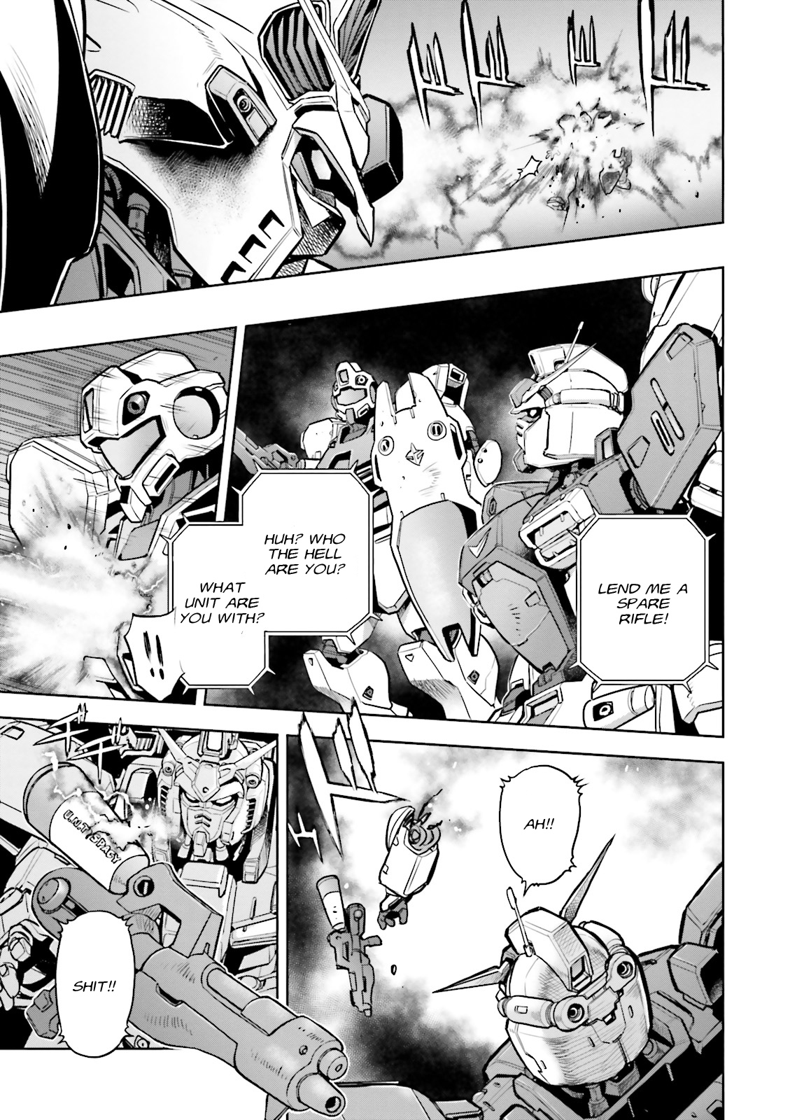 Kidou Senshi Gundam 0083 Rebellion Chapter 36 page 12 - Chapter 36: Confrontation on the Lunar Surface! And Then...