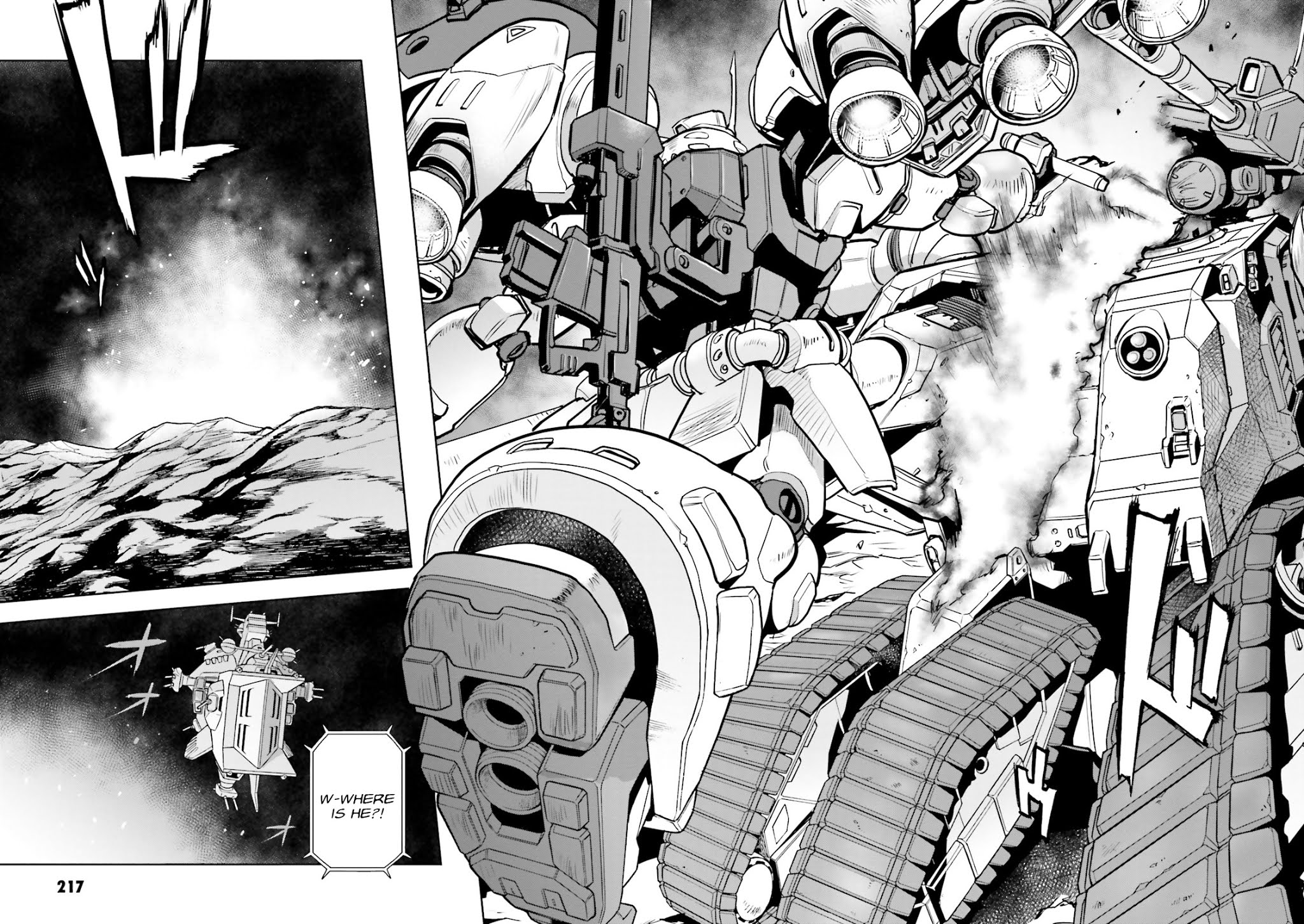 Kidou Senshi Gundam 0083 Rebellion Chapter 36 page 18 - Chapter 36: Confrontation on the Lunar Surface! And Then...