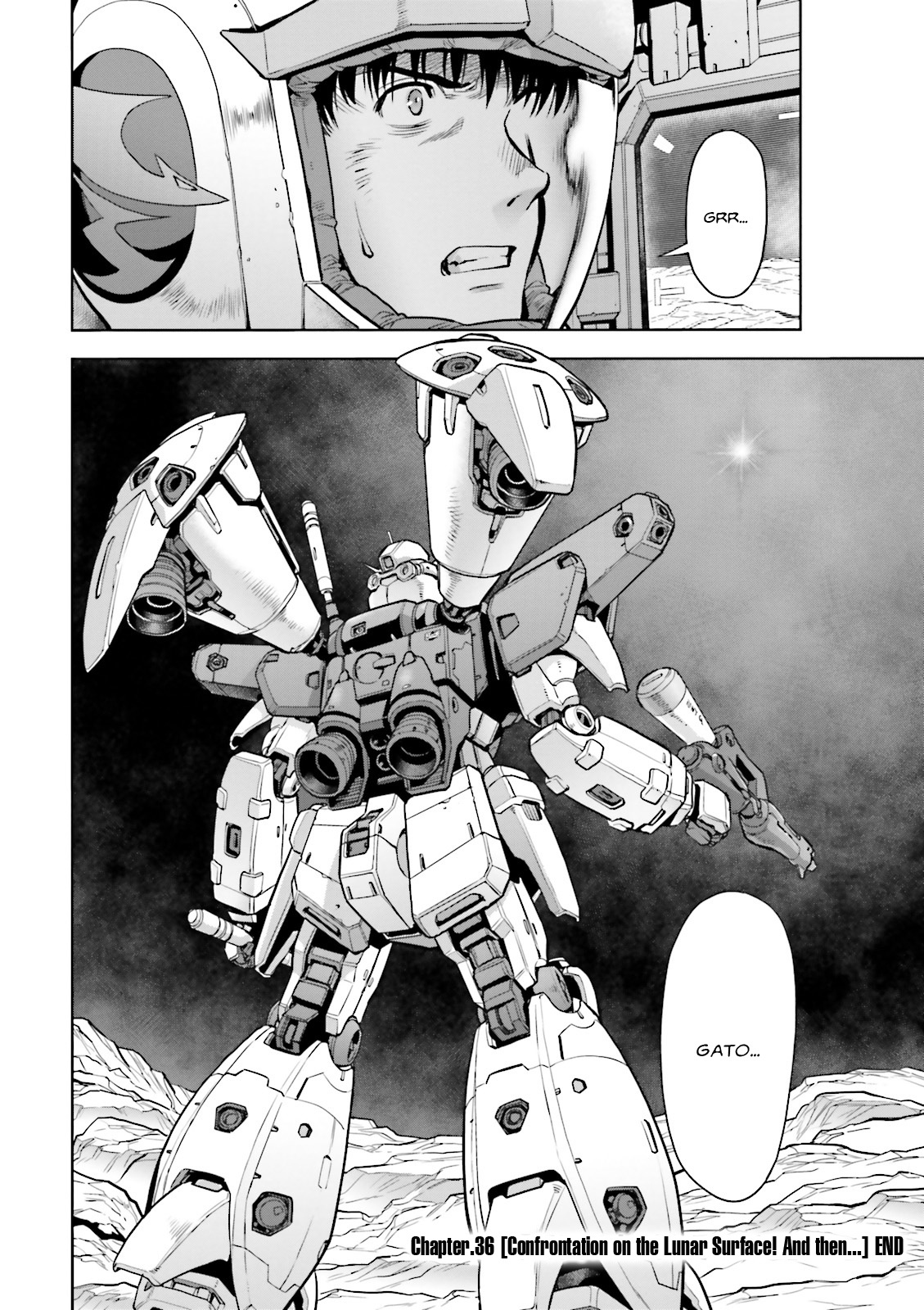 Kidou Senshi Gundam 0083 Rebellion Chapter 36 page 27 - Chapter 36: Confrontation on the Lunar Surface! And Then...
