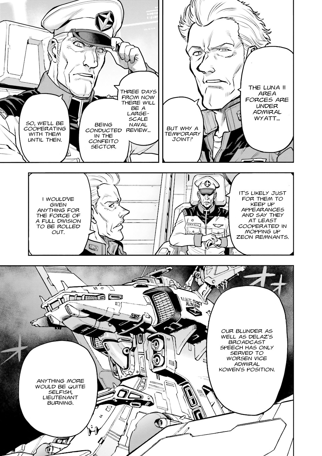Kidou Senshi Gundam 0083 Rebellion Chapter 37 page 15 - Chapter 37: Dark Passage