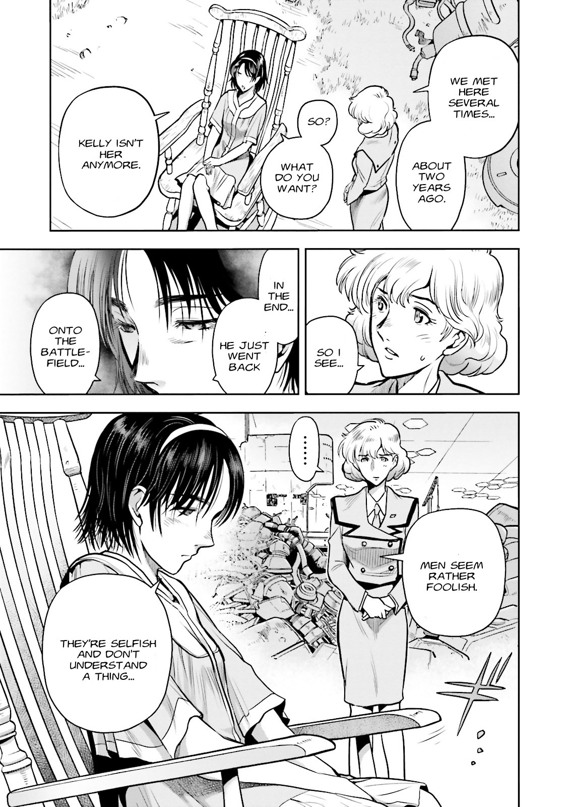 Kidou Senshi Gundam 0083 Rebellion Chapter 38 page 14 - Chapter 38: Silent Repercussions
