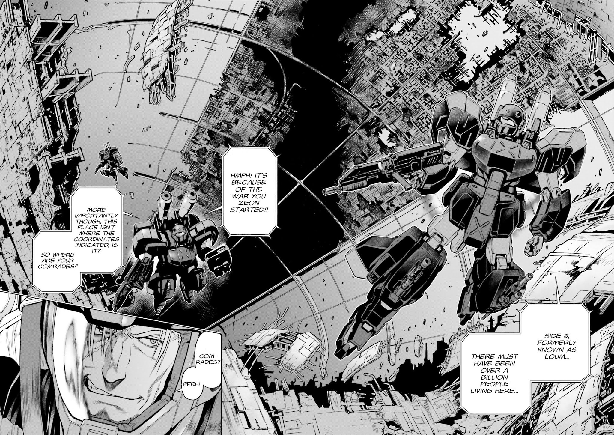Kidou Senshi Gundam 0083 Rebellion Chapter 39 page 2 - Chapter 39: Intertwining Sectors