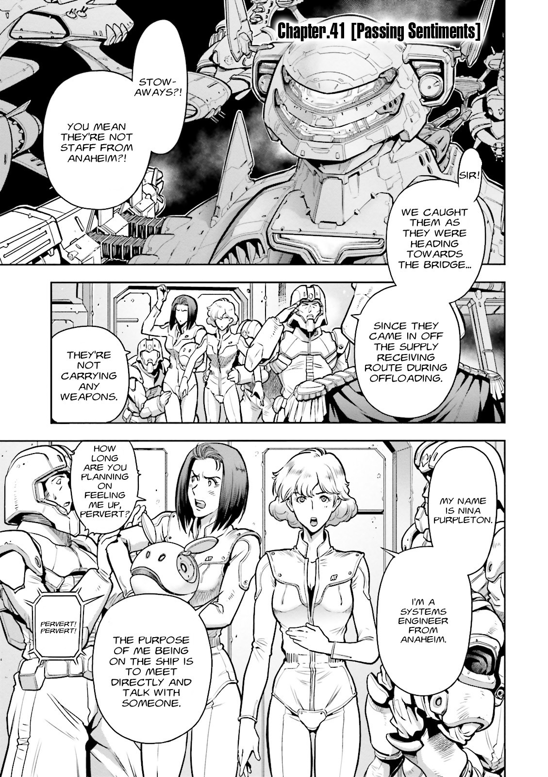 Kidou Senshi Gundam 0083 Rebellion Chapter 41 page 1 - Chapter 41: Passing Sentiments