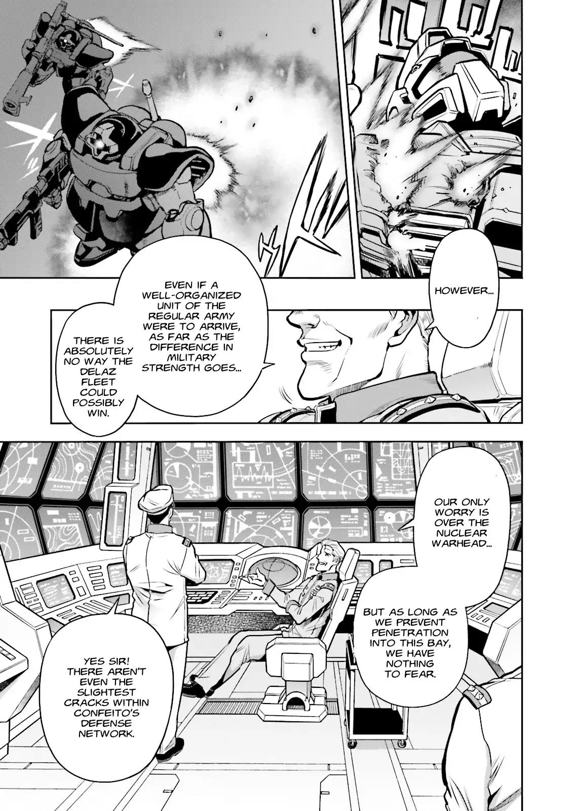 Kidou Senshi Gundam 0083 Rebellion Chapter 44 page 12 - Chapter 44: Battle in the Solomon Sea Sector