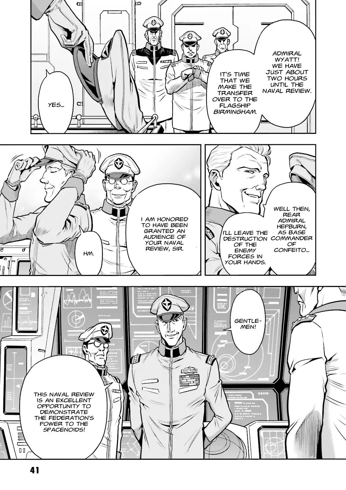 Kidou Senshi Gundam 0083 Rebellion Chapter 44 page 14 - Chapter 44: Battle in the Solomon Sea Sector