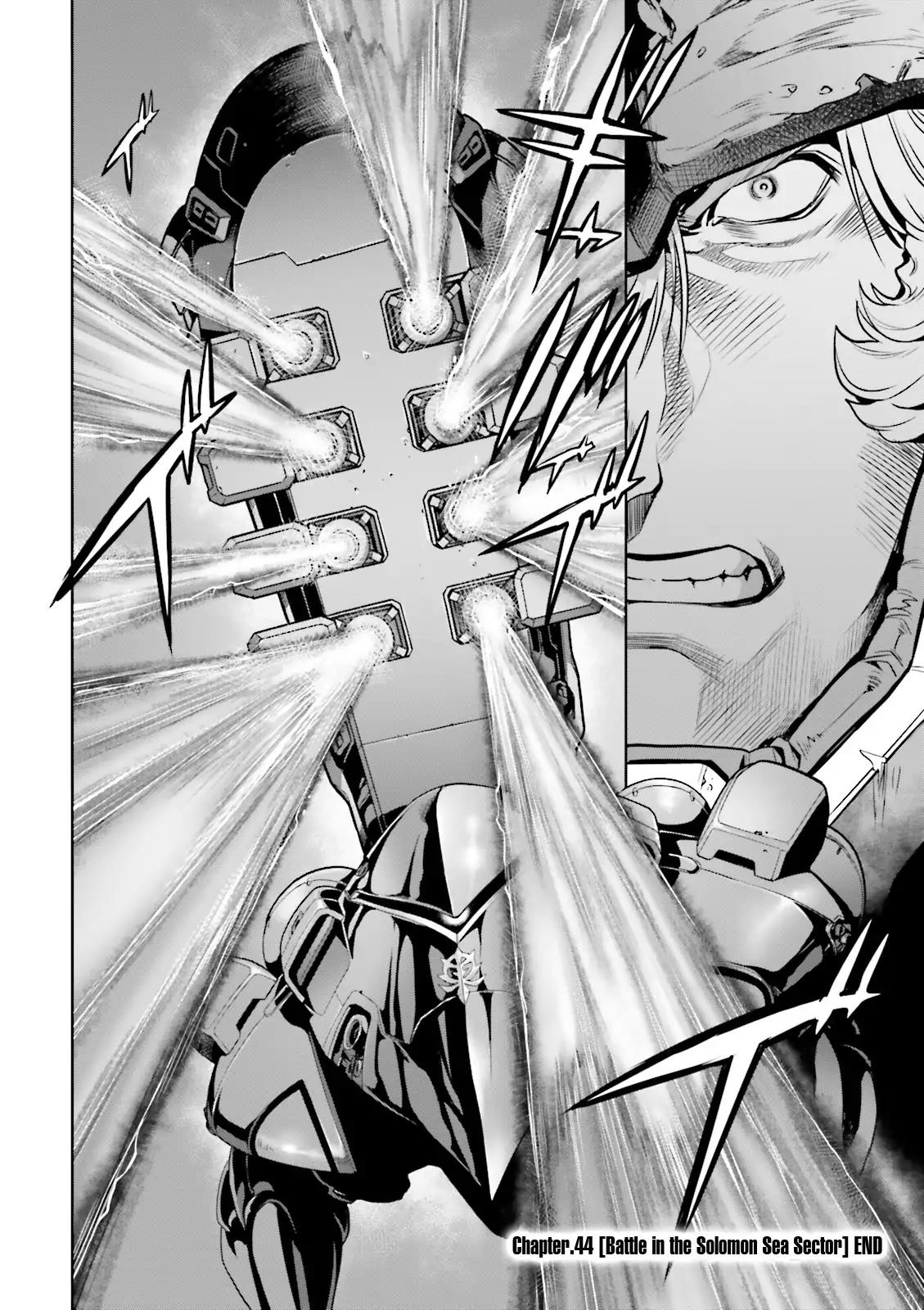 Kidou Senshi Gundam 0083 Rebellion Chapter 44 page 38 - Chapter 44: Battle in the Solomon Sea Sector