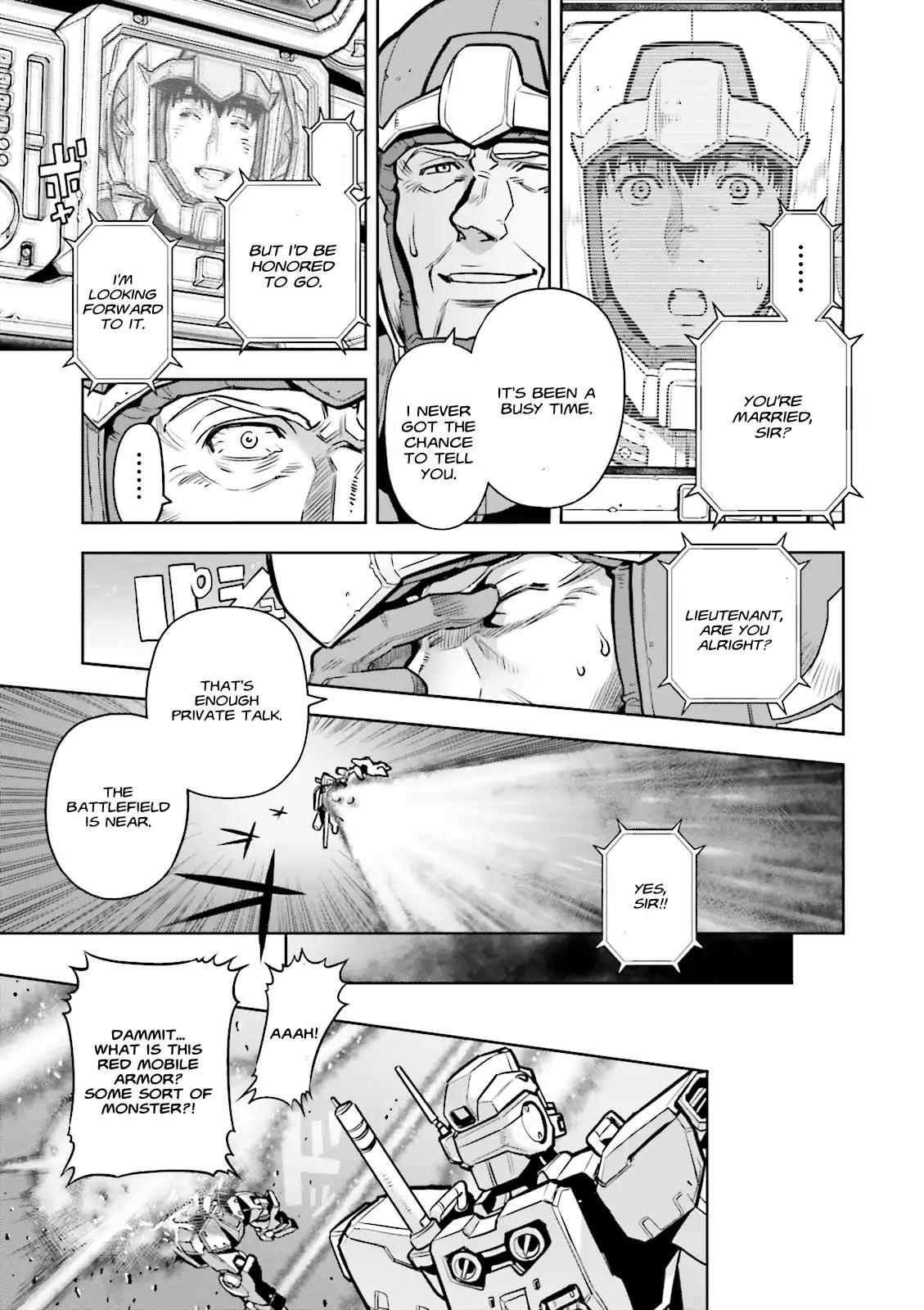Kidou Senshi Gundam 0083 Rebellion Chapter 45 page 10 - Chapter 45: Clash Under a Crimson Sky
