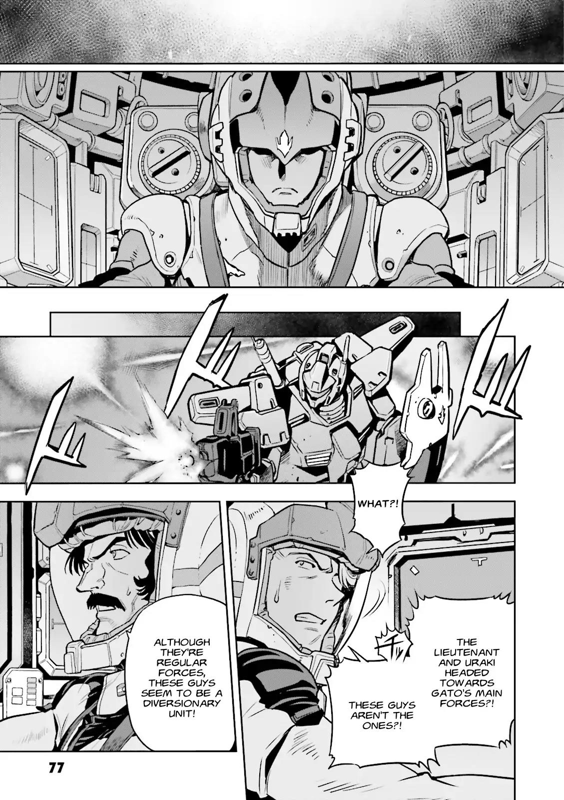 Kidou Senshi Gundam 0083 Rebellion Chapter 45 page 12 - Chapter 45: Clash Under a Crimson Sky
