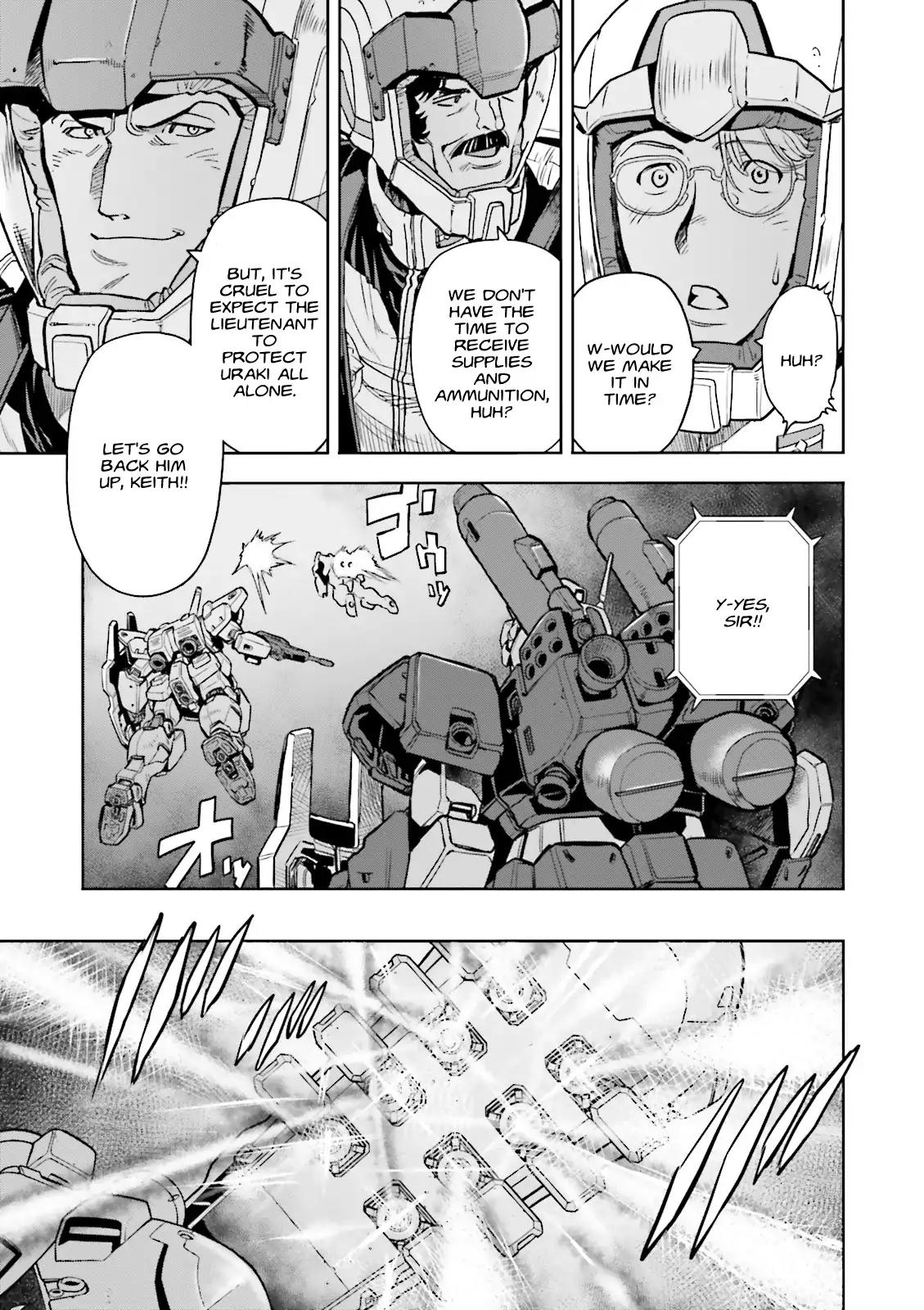 Kidou Senshi Gundam 0083 Rebellion Chapter 45 page 15 - Chapter 45: Clash Under a Crimson Sky