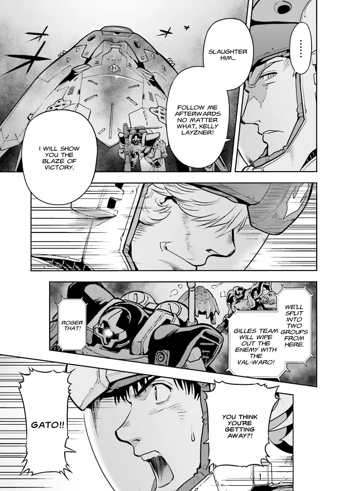 Kidou Senshi Gundam 0083 Rebellion Chapter 45 page 23 - Chapter 45: Clash Under a Crimson Sky