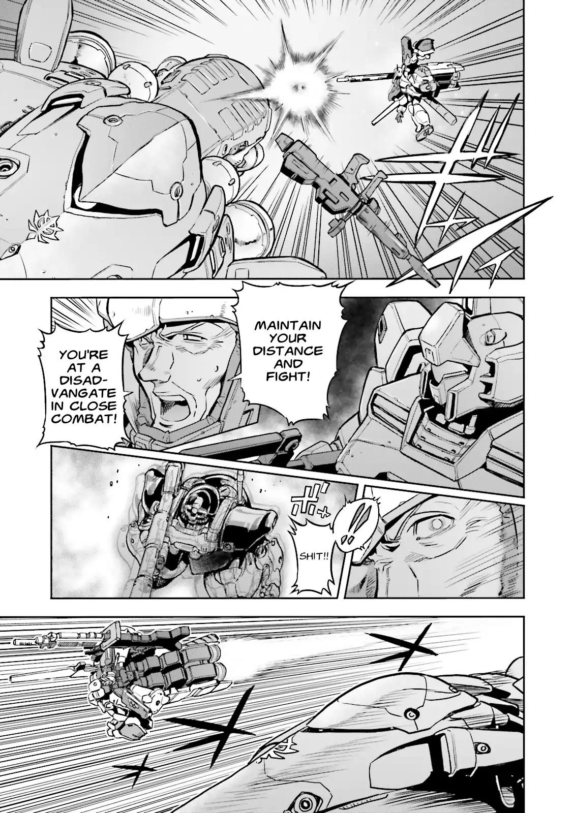 Kidou Senshi Gundam 0083 Rebellion Chapter 45 page 25 - Chapter 45: Clash Under a Crimson Sky
