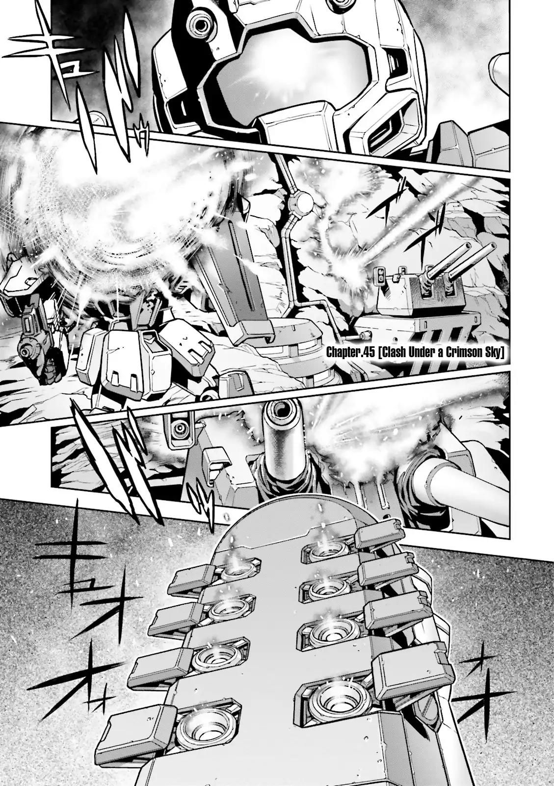 Kidou Senshi Gundam 0083 Rebellion Chapter 45 page 3 - Chapter 45: Clash Under a Crimson Sky