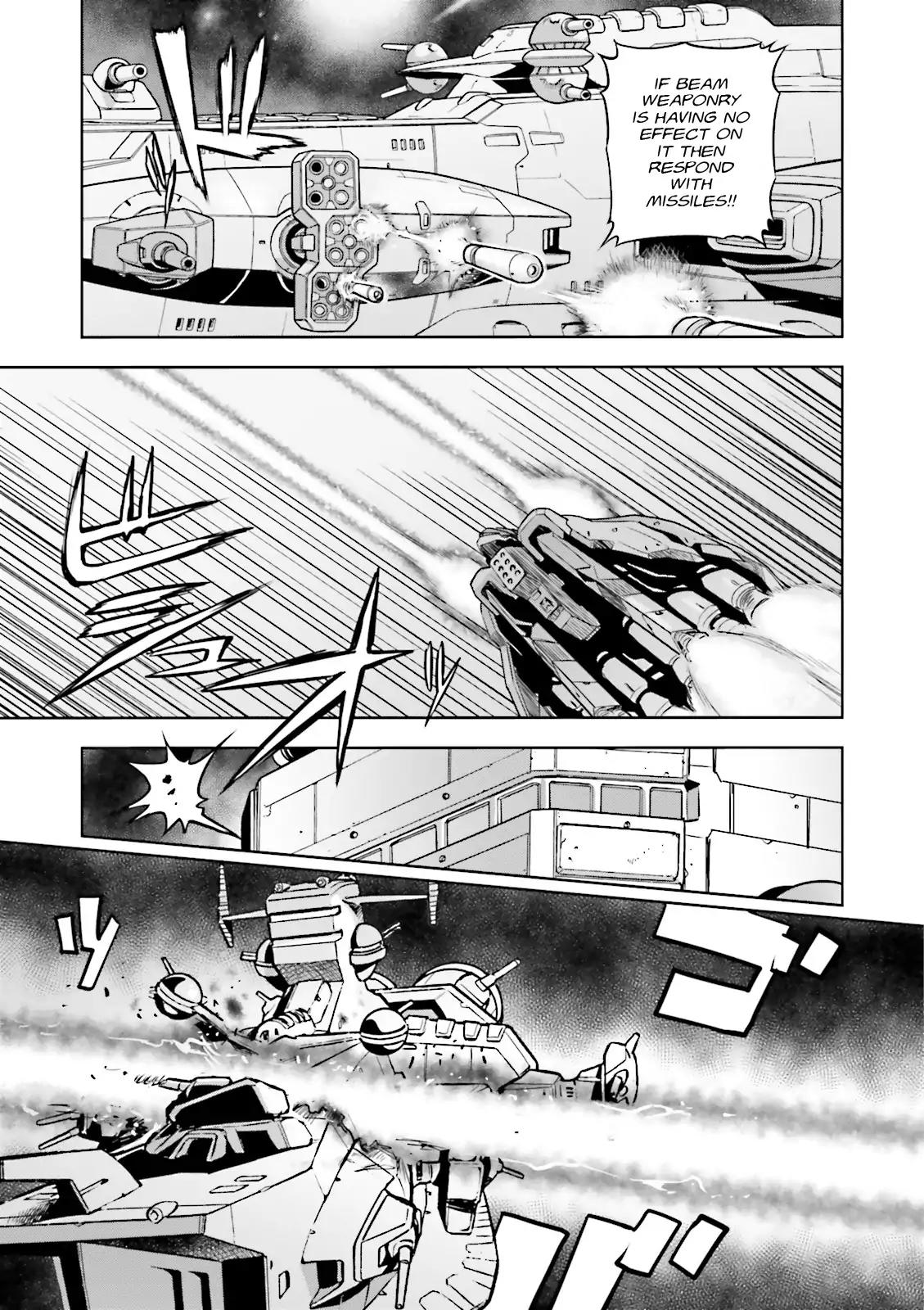 Kidou Senshi Gundam 0083 Rebellion Chapter 46 page 22 - Chapter 46: The Outcome of the Battle