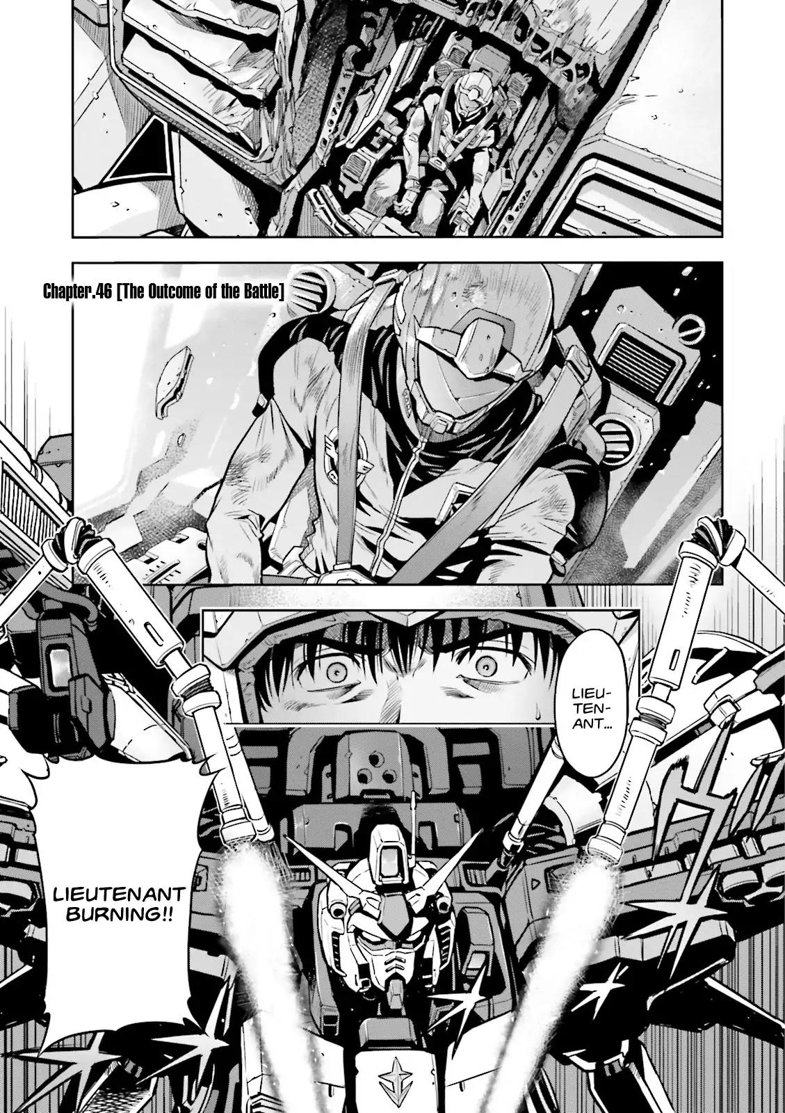 Kidou Senshi Gundam 0083 Rebellion Chapter 46 page 3 - Chapter 46: The Outcome of the Battle
