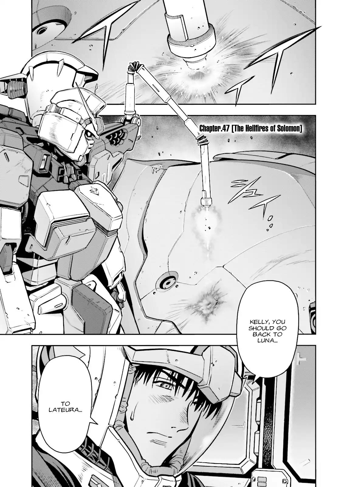 Kidou Senshi Gundam 0083 Rebellion Chapter 47 page 4 - Chapter 47: The Hellfires of Solomon