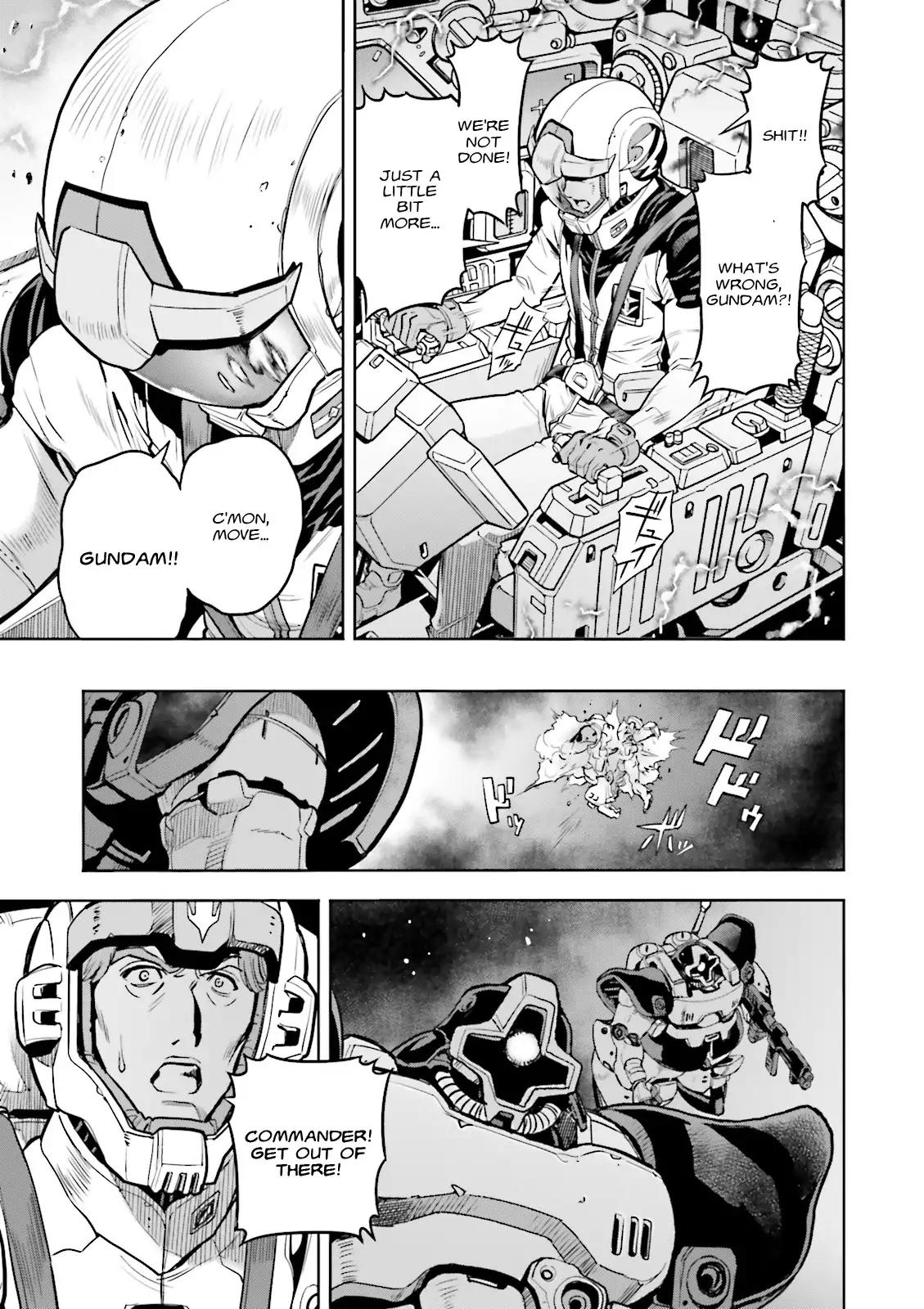 Kidou Senshi Gundam 0083 Rebellion Chapter 48 page 19 - Chapter 48: Colliding Warzones