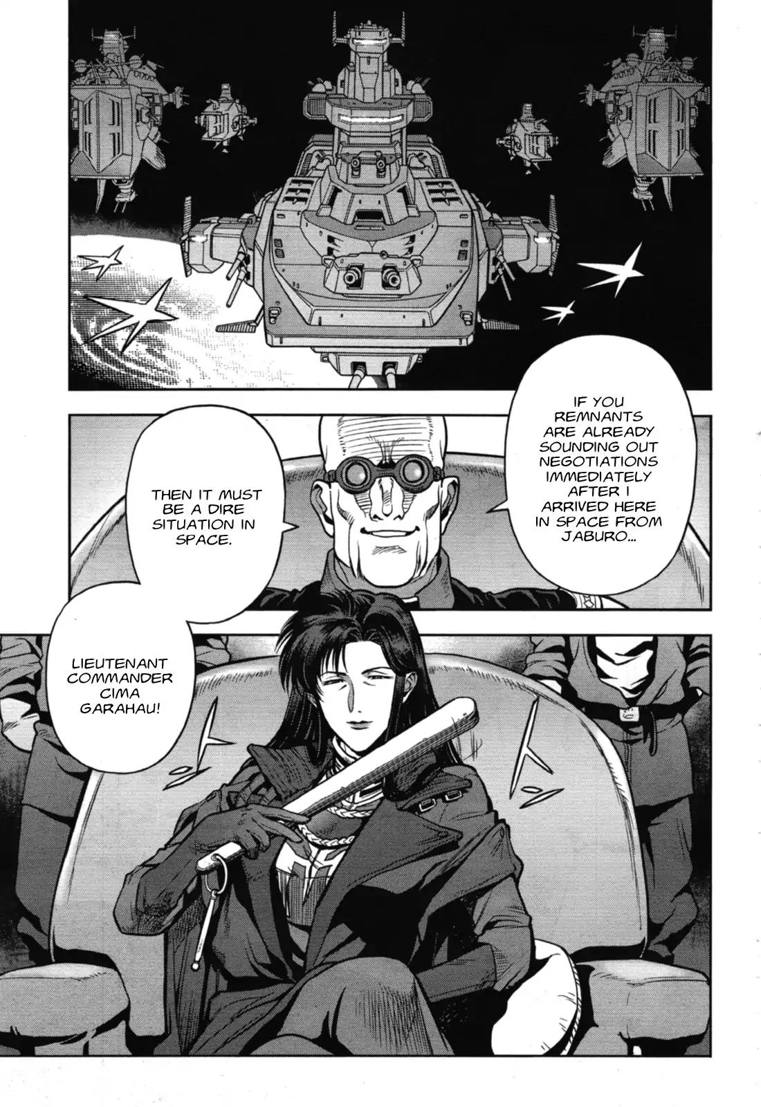 Kidou Senshi Gundam 0083 Rebellion Chapter 49 page 16 - Chapter 49: Darkening Skies