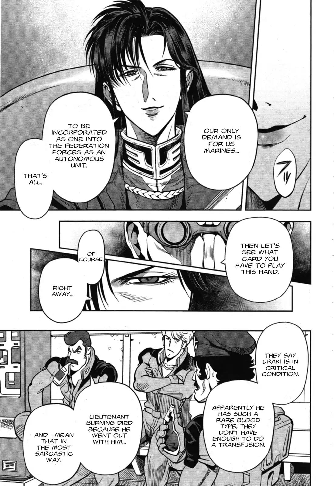 Kidou Senshi Gundam 0083 Rebellion Chapter 49 page 18 - Chapter 49: Darkening Skies