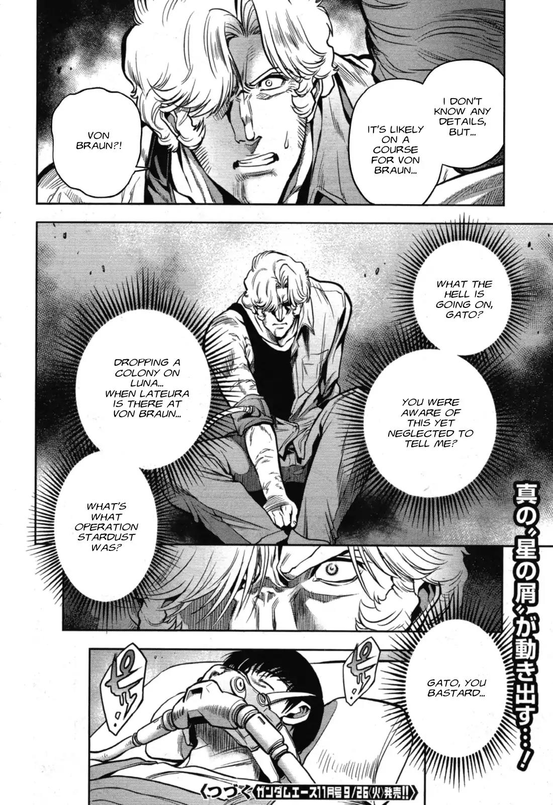 Kidou Senshi Gundam 0083 Rebellion Chapter 49 page 28 - Chapter 49: Darkening Skies
