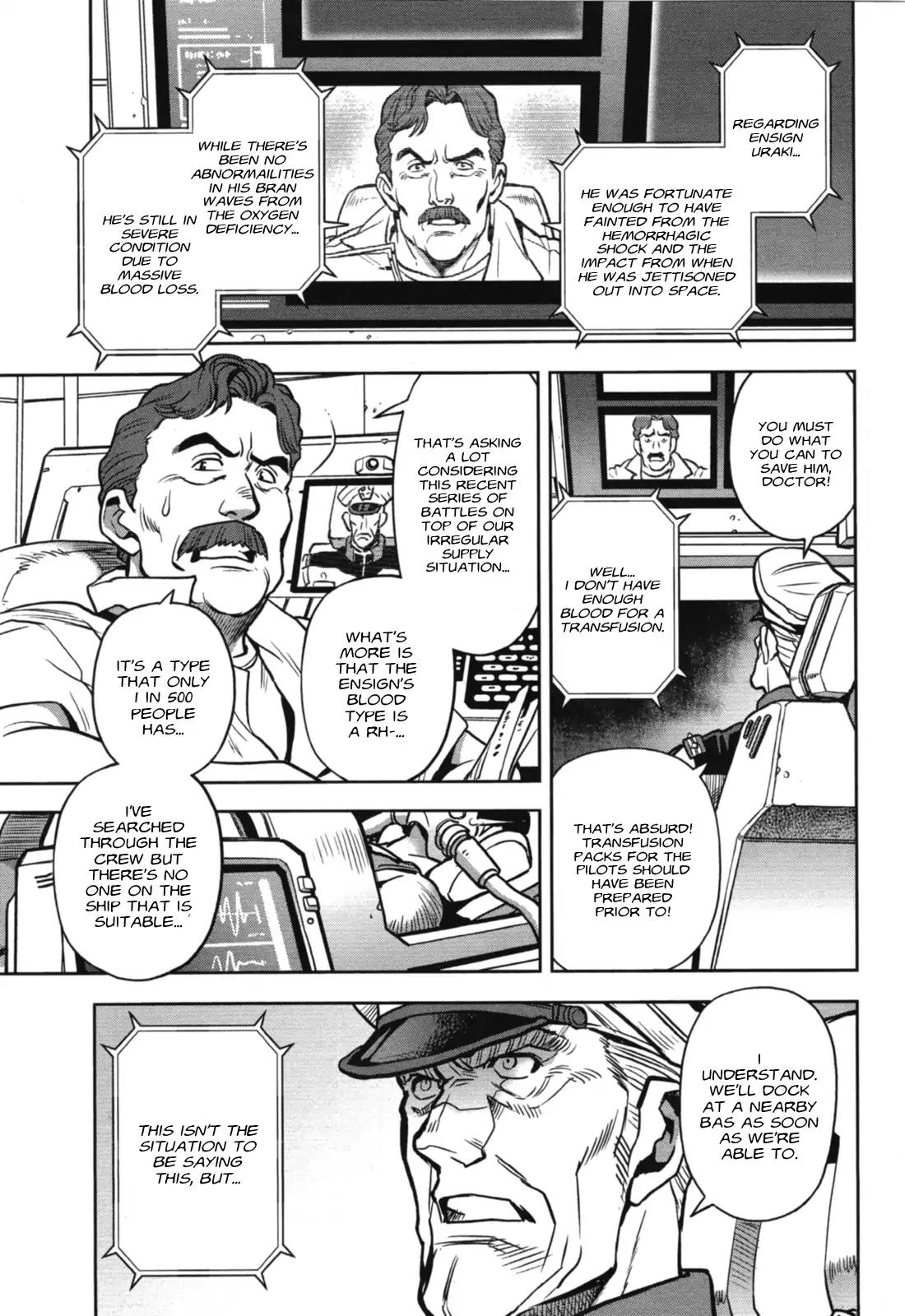 Kidou Senshi Gundam 0083 Rebellion Chapter 49 page 8 - Chapter 49: Darkening Skies