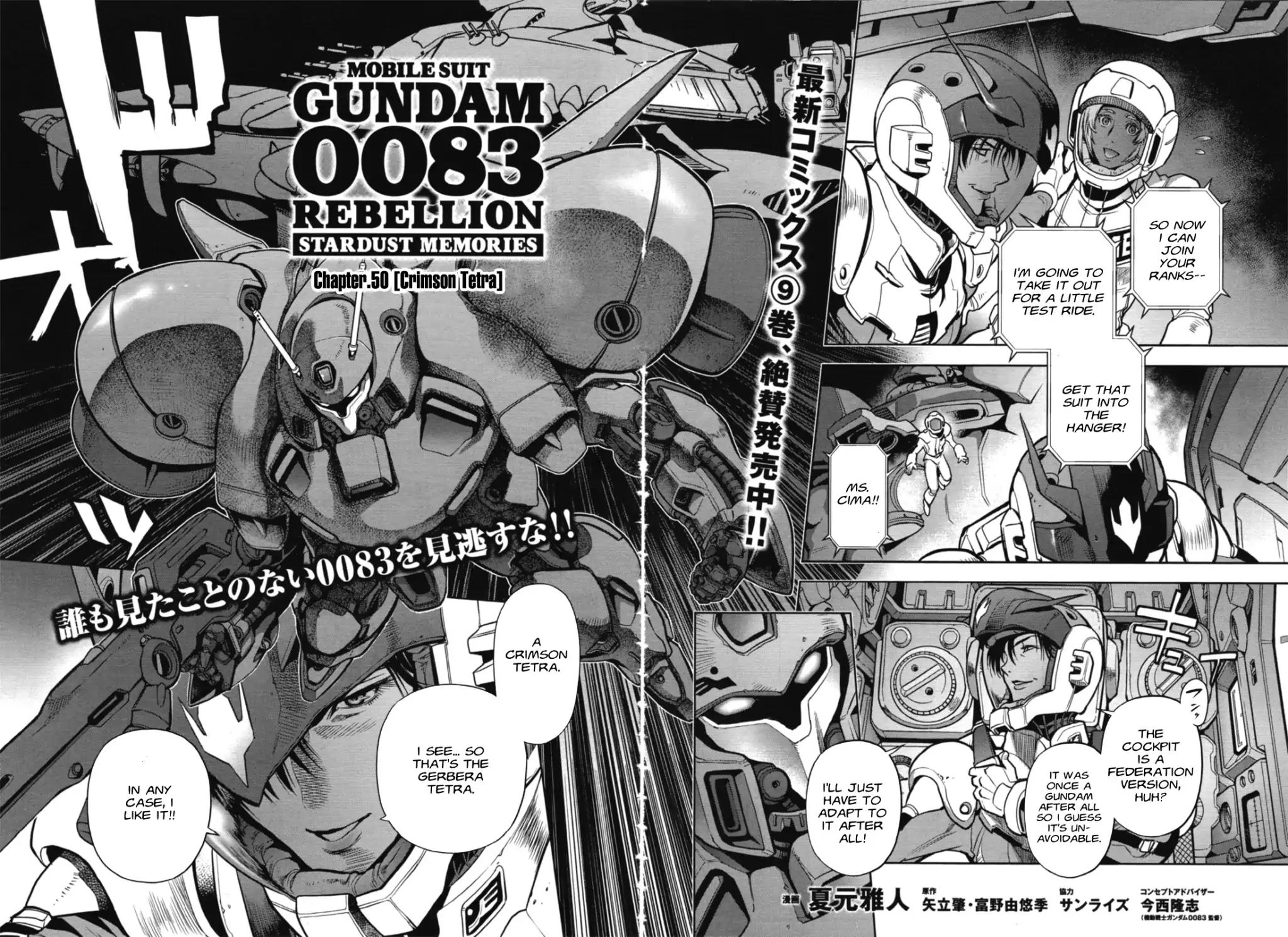 Kidou Senshi Gundam 0083 Rebellion Chapter 50 page 3 - Chapter 50: Crimson Tetra
