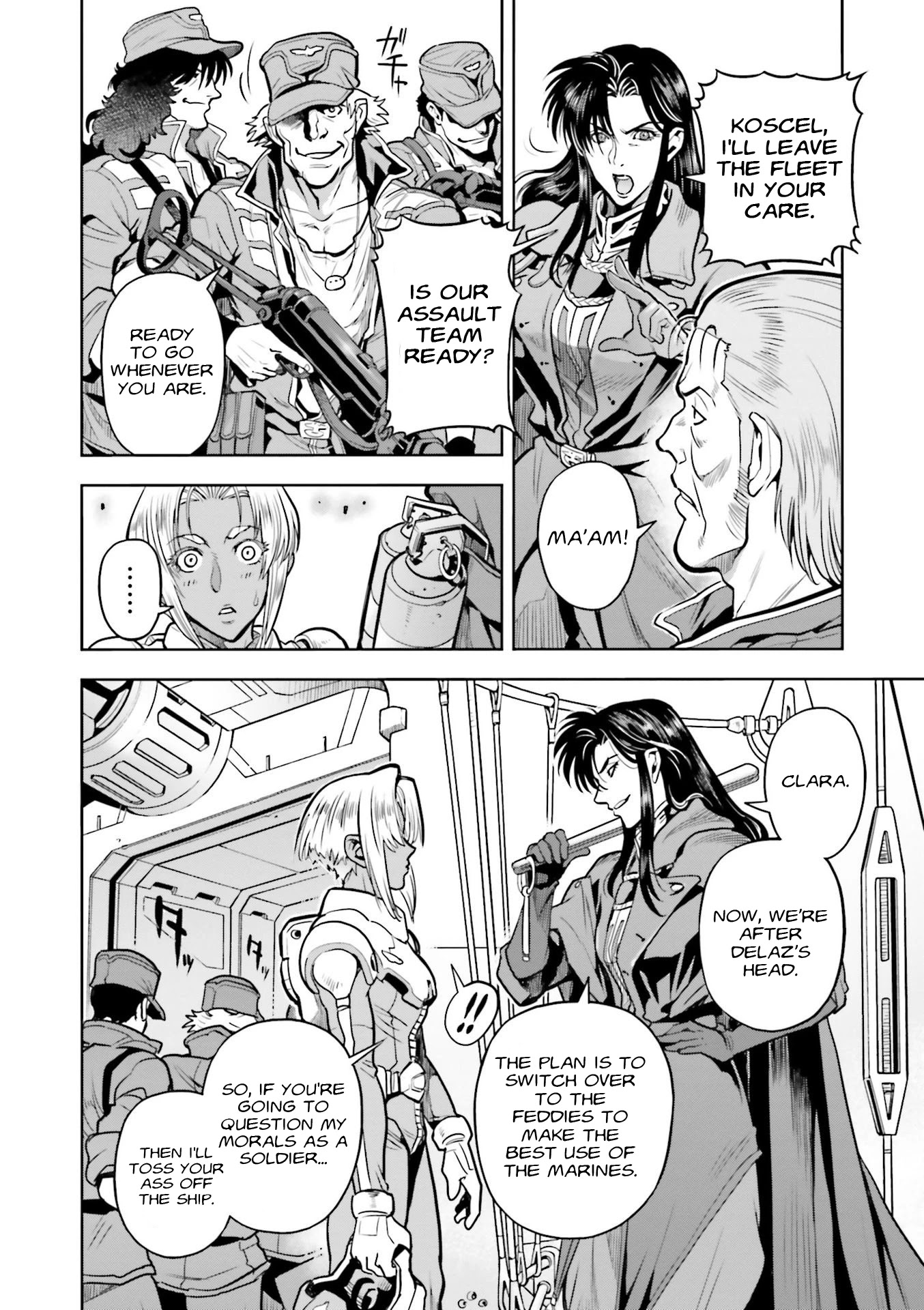 Kidou Senshi Gundam 0083 Rebellion Chapter 61 page 14 - Chapter 61: Curtain of Betrayal