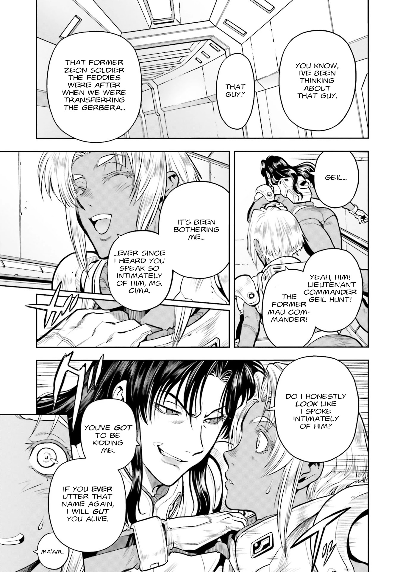 Kidou Senshi Gundam 0083 Rebellion Chapter 61 page 17 - Chapter 61: Curtain of Betrayal