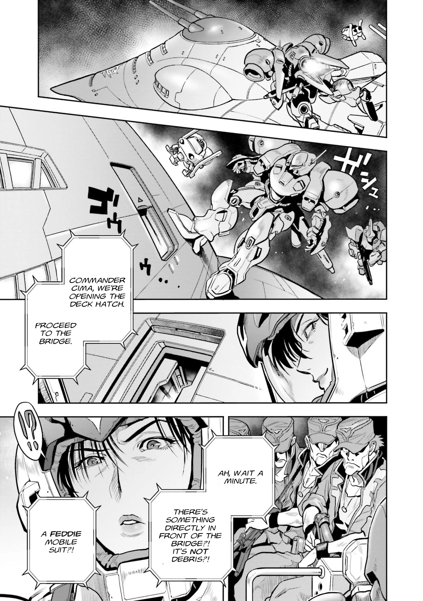 Kidou Senshi Gundam 0083 Rebellion Chapter 61 page 23 - Chapter 61: Curtain of Betrayal