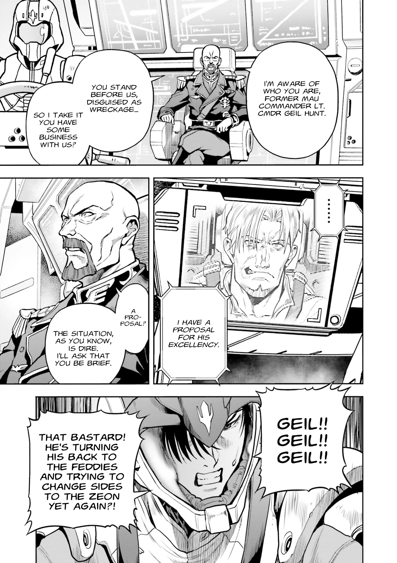 Kidou Senshi Gundam 0083 Rebellion Chapter 61 page 25 - Chapter 61: Curtain of Betrayal