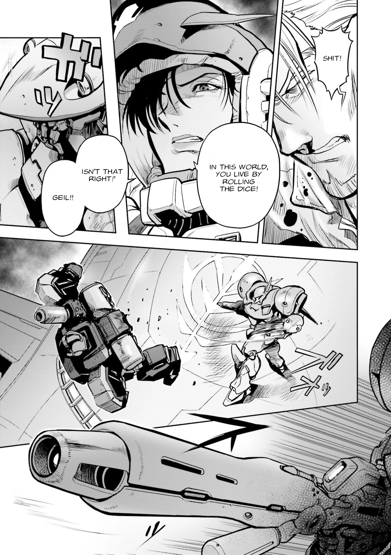 Kidou Senshi Gundam 0083 Rebellion Chapter 62 page 28 - Chapter 62: Rolling the Dice