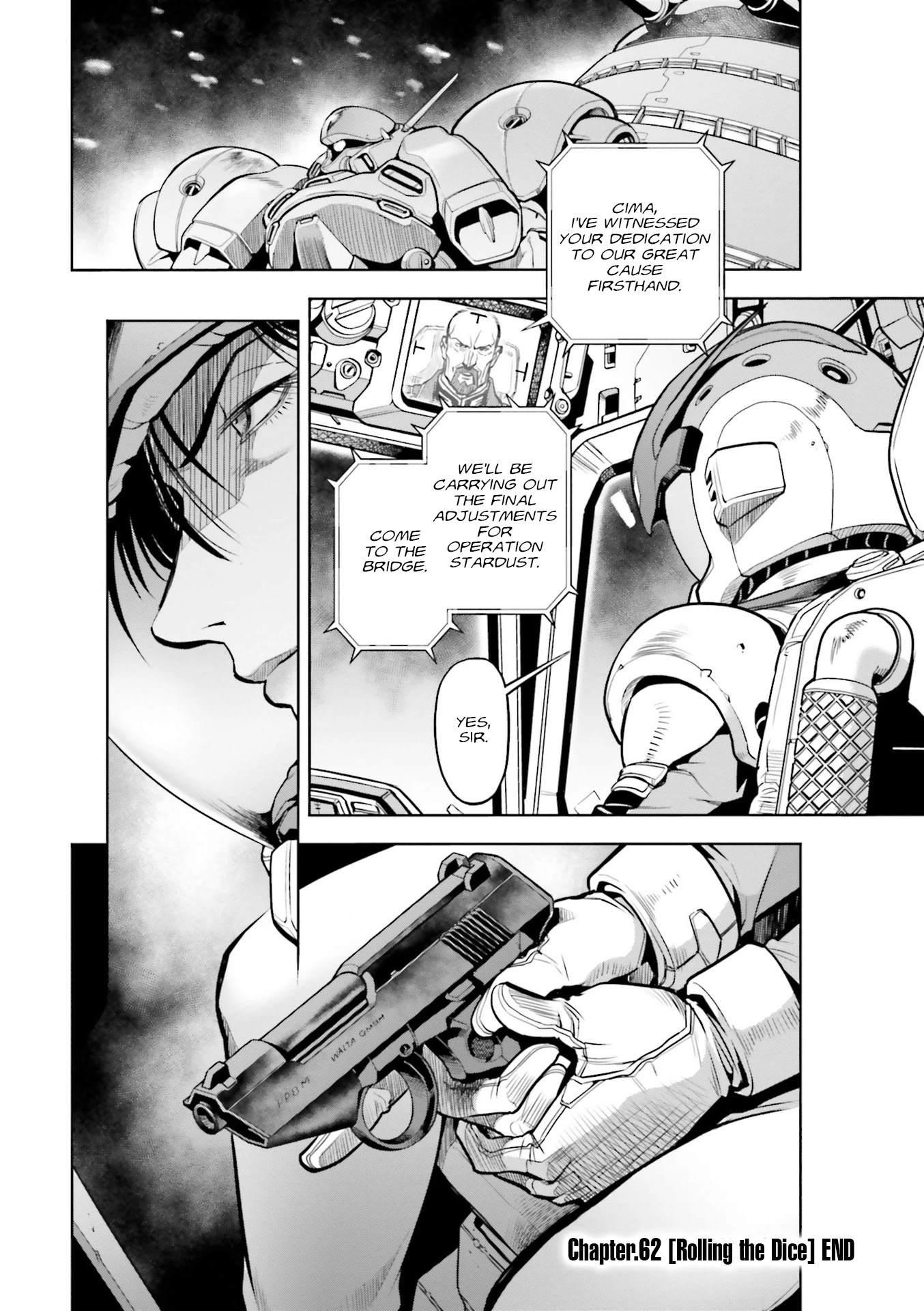 Kidou Senshi Gundam 0083 Rebellion Chapter 62 page 32 - Chapter 62: Rolling the Dice