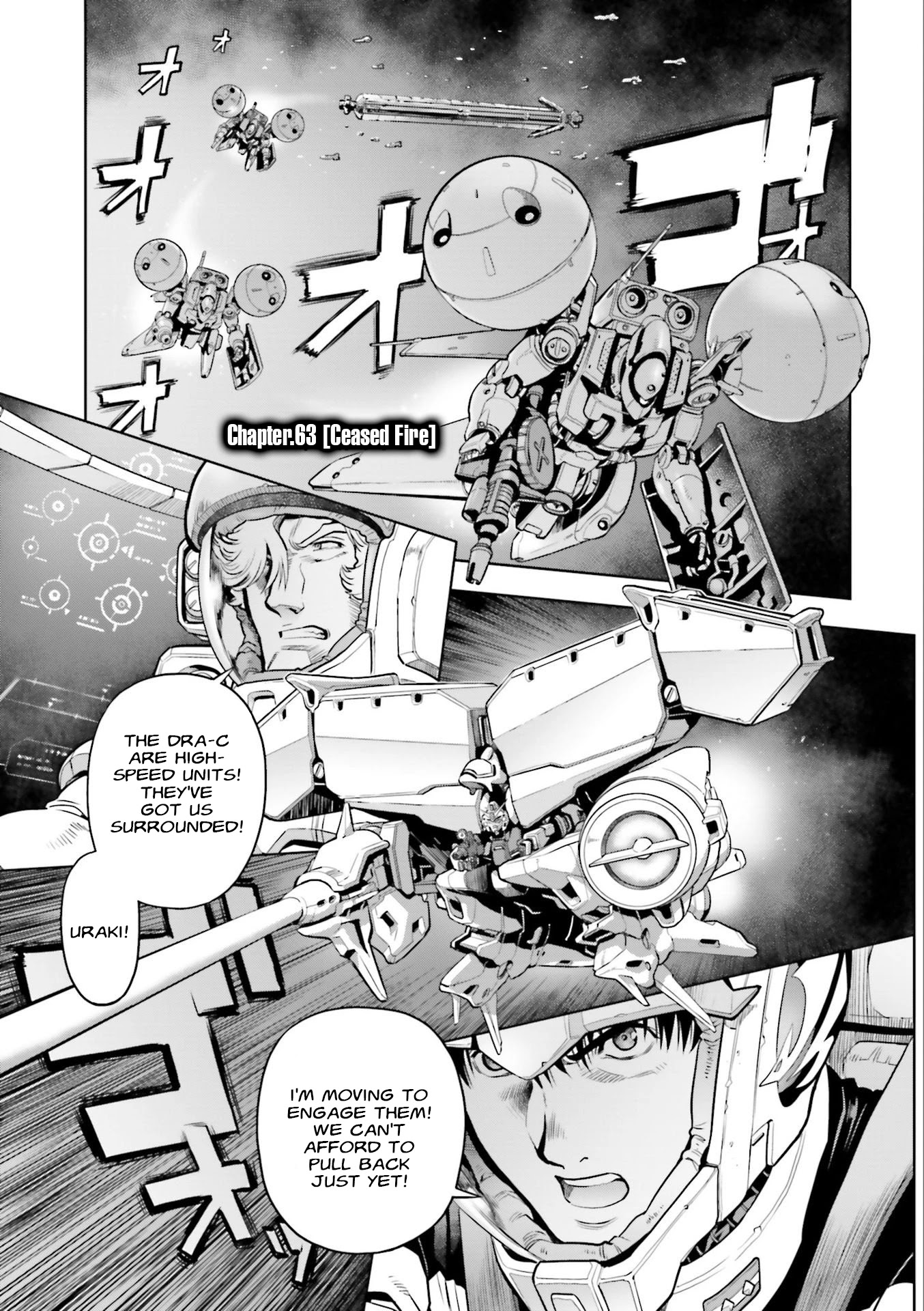 Kidou Senshi Gundam 0083 Rebellion Chapter 63 page 1 - Chapter 63: Ceased Fire