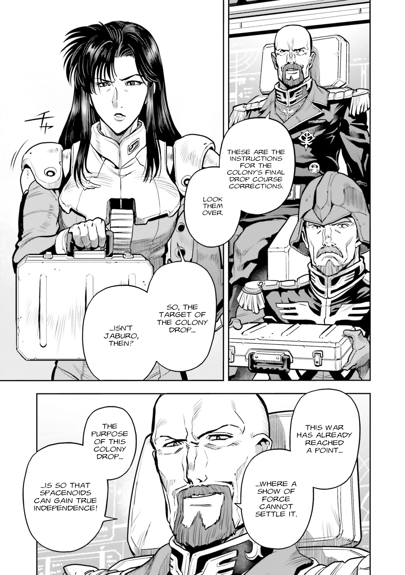 Kidou Senshi Gundam 0083 Rebellion Chapter 63 page 14 - Chapter 63: Ceased Fire