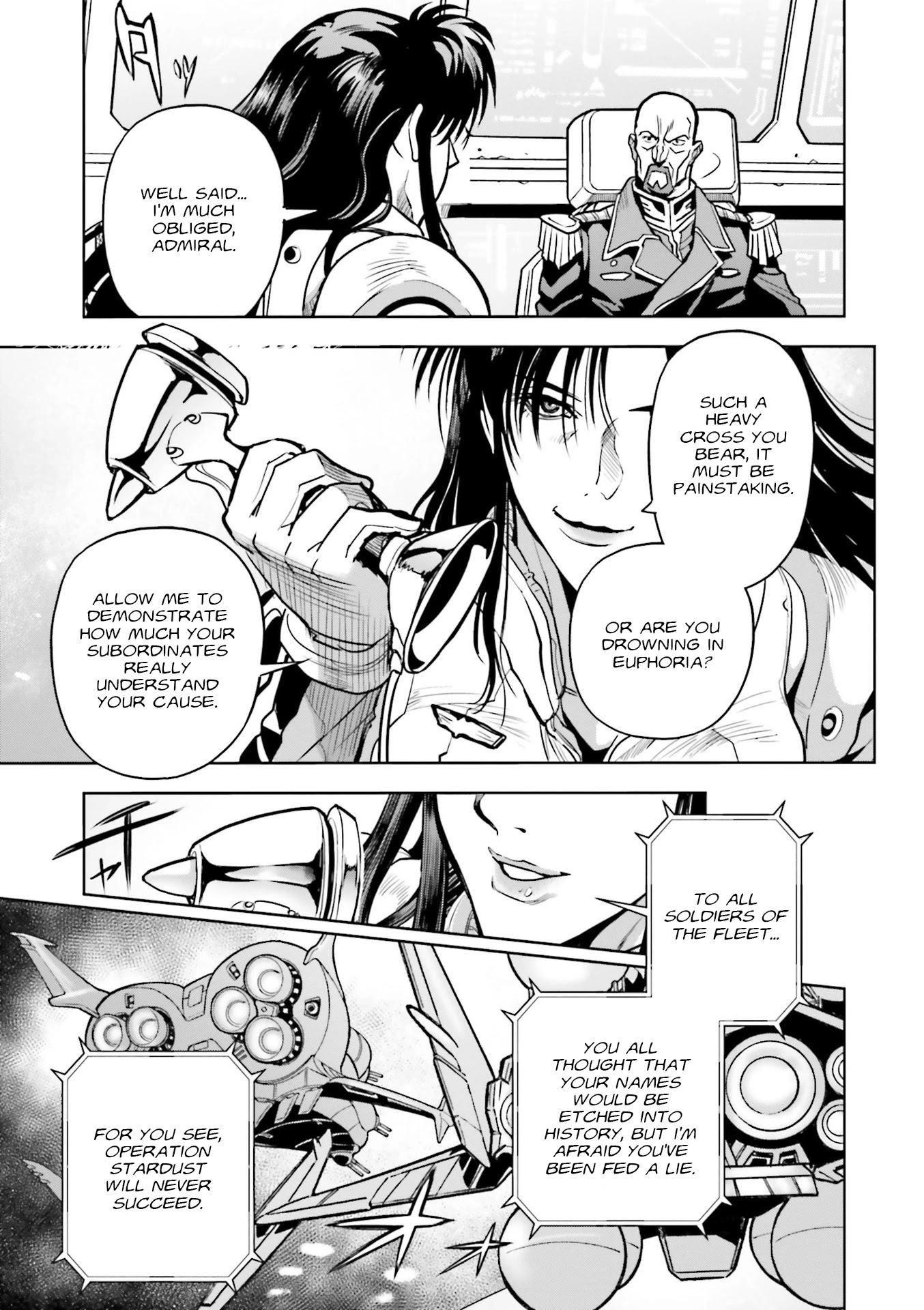 Kidou Senshi Gundam 0083 Rebellion Chapter 64 page 22 - Chapter 64: A Voice Echoing in the Void