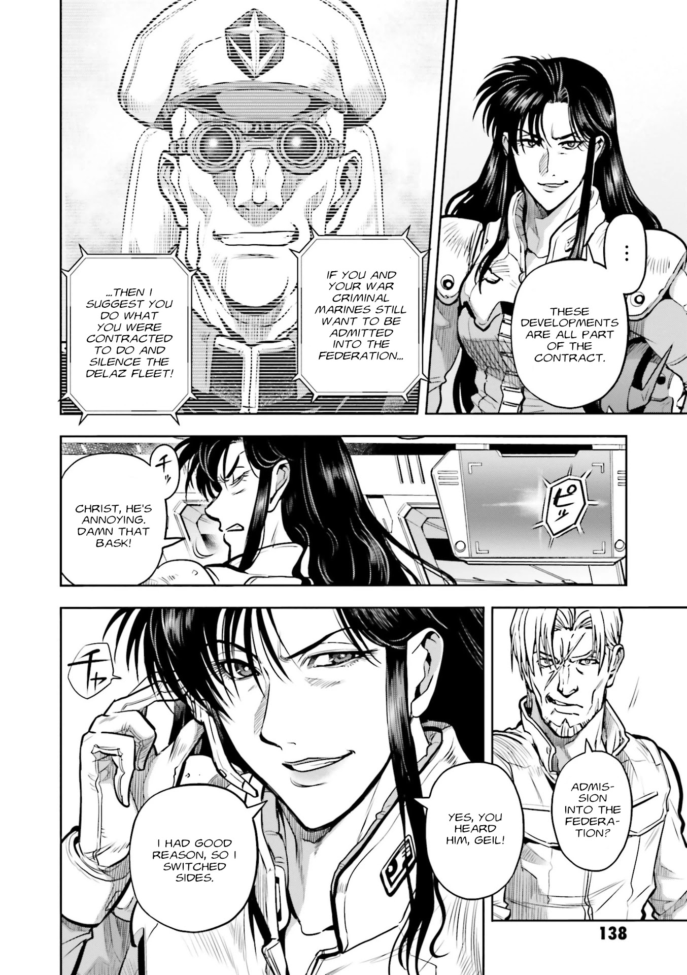 Kidou Senshi Gundam 0083 Rebellion Chapter 65 page 10 - Chapter 65: The Turmoil of Gunsmoke