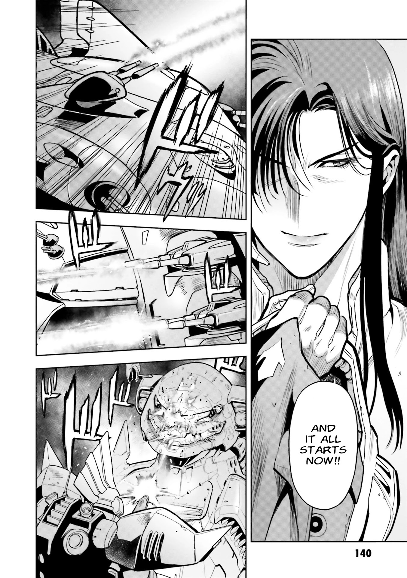 Kidou Senshi Gundam 0083 Rebellion Chapter 65 page 12 - Chapter 65: The Turmoil of Gunsmoke