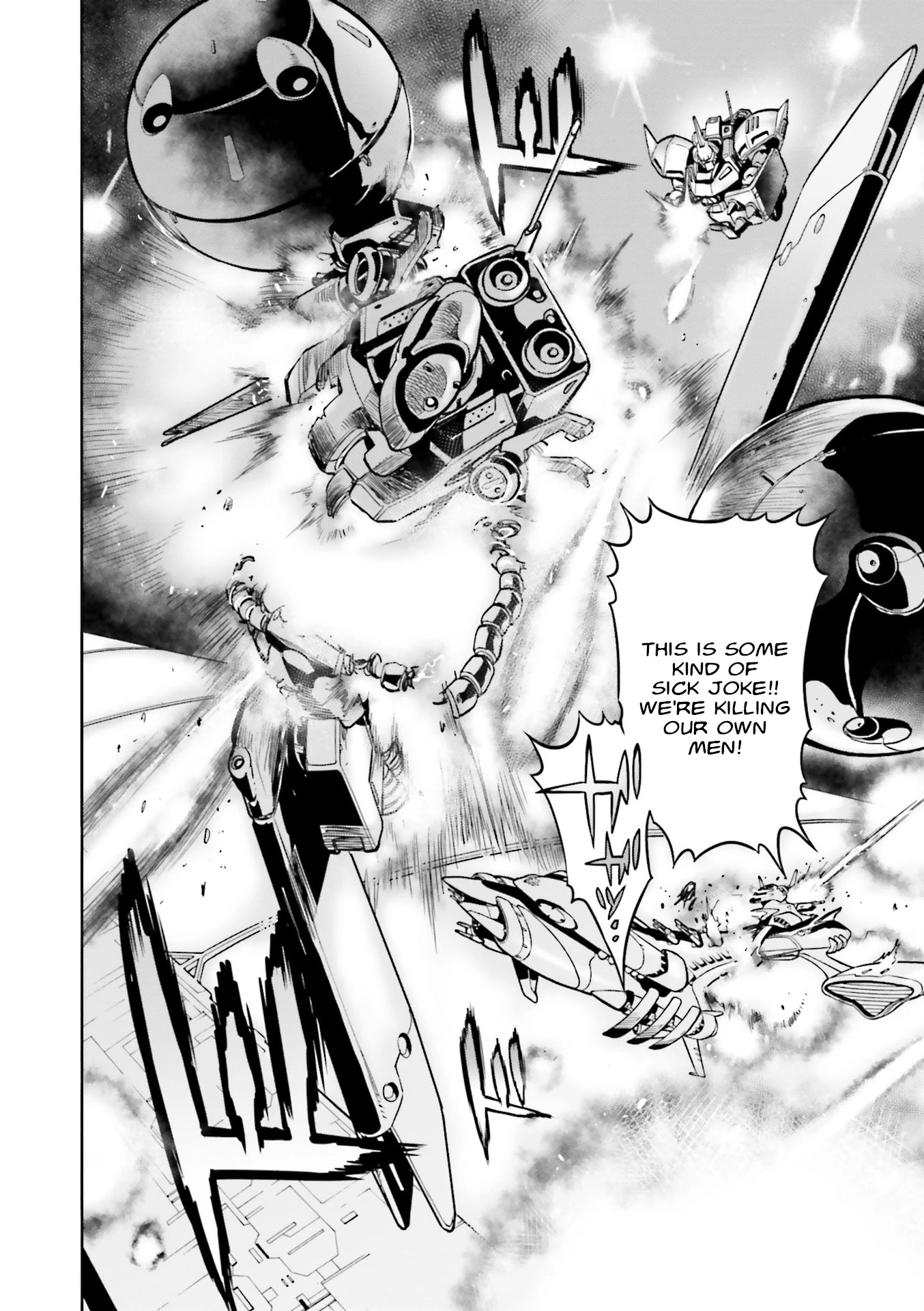 Kidou Senshi Gundam 0083 Rebellion Chapter 65 page 14 - Chapter 65: The Turmoil of Gunsmoke