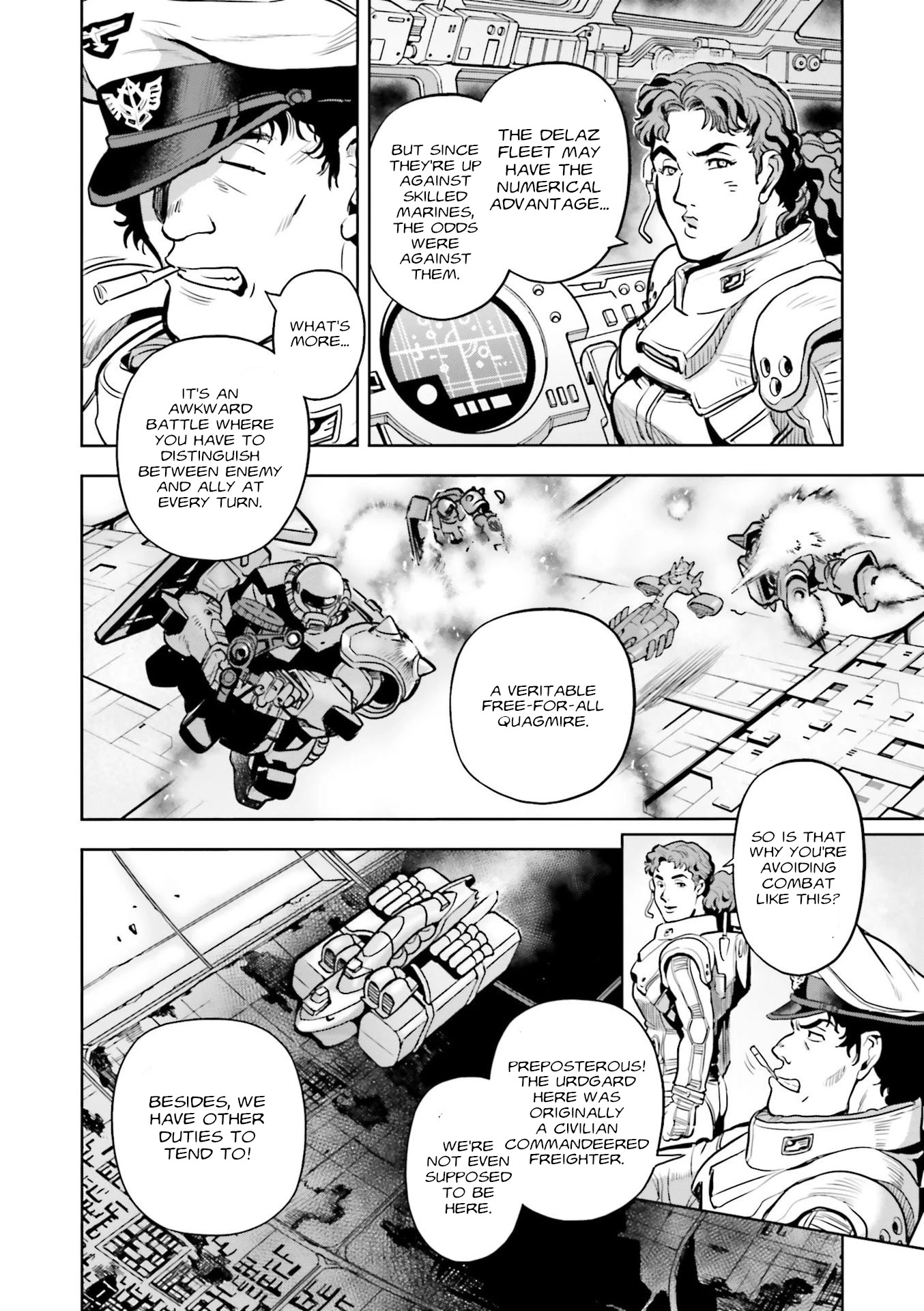 Kidou Senshi Gundam 0083 Rebellion Chapter 65 page 16 - Chapter 65: The Turmoil of Gunsmoke