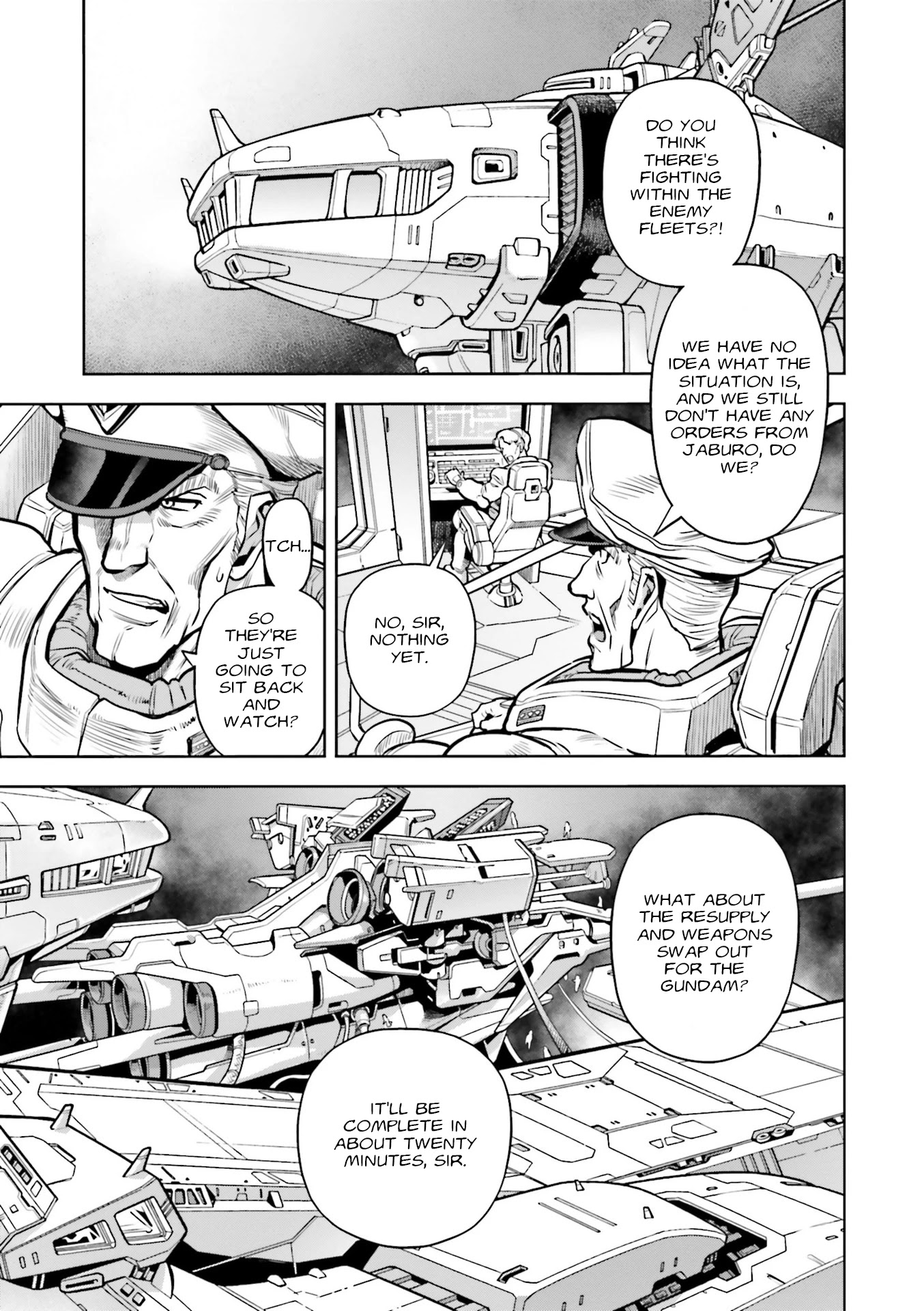 Kidou Senshi Gundam 0083 Rebellion Chapter 65 page 17 - Chapter 65: The Turmoil of Gunsmoke