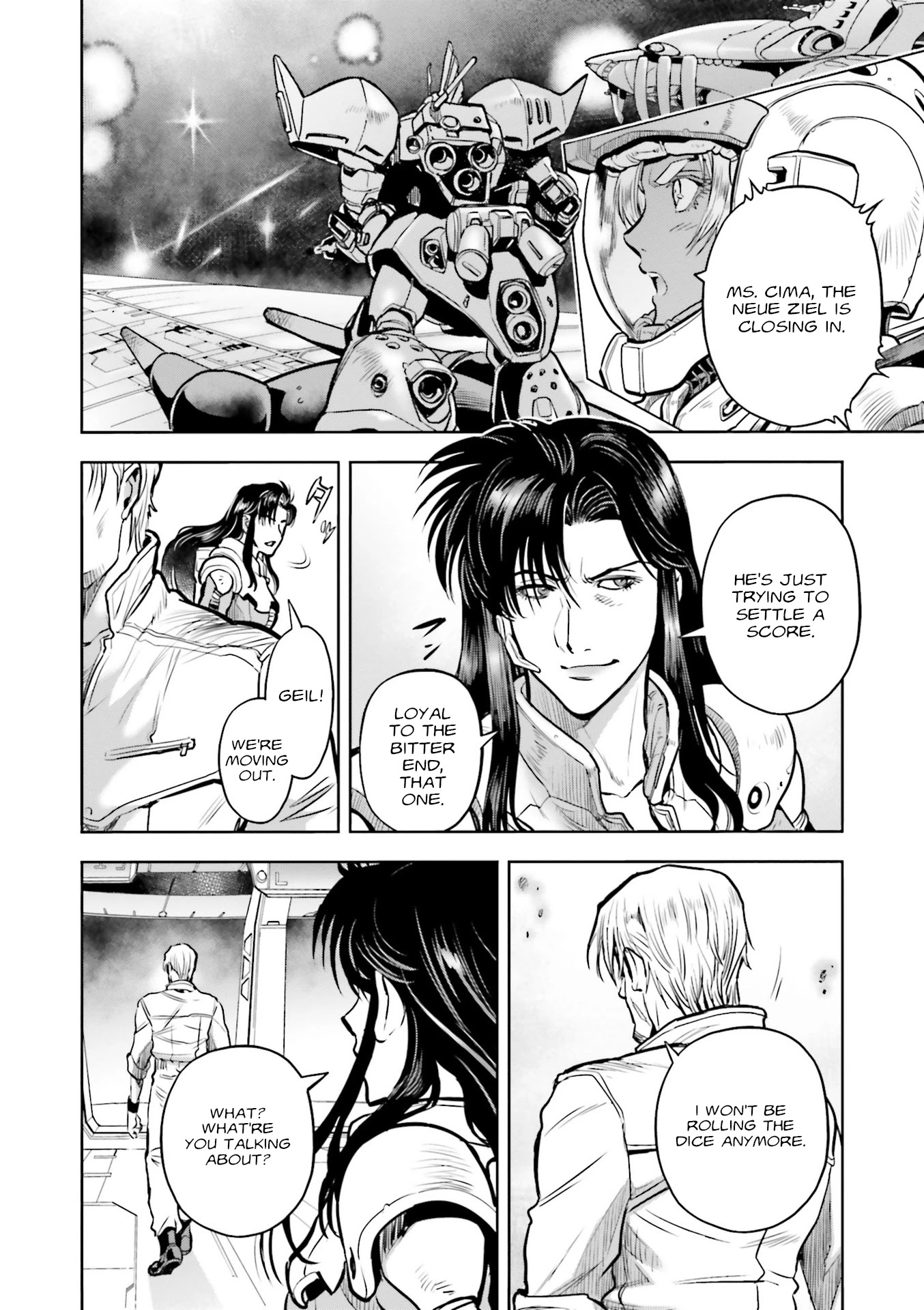 Kidou Senshi Gundam 0083 Rebellion Chapter 65 page 24 - Chapter 65: The Turmoil of Gunsmoke