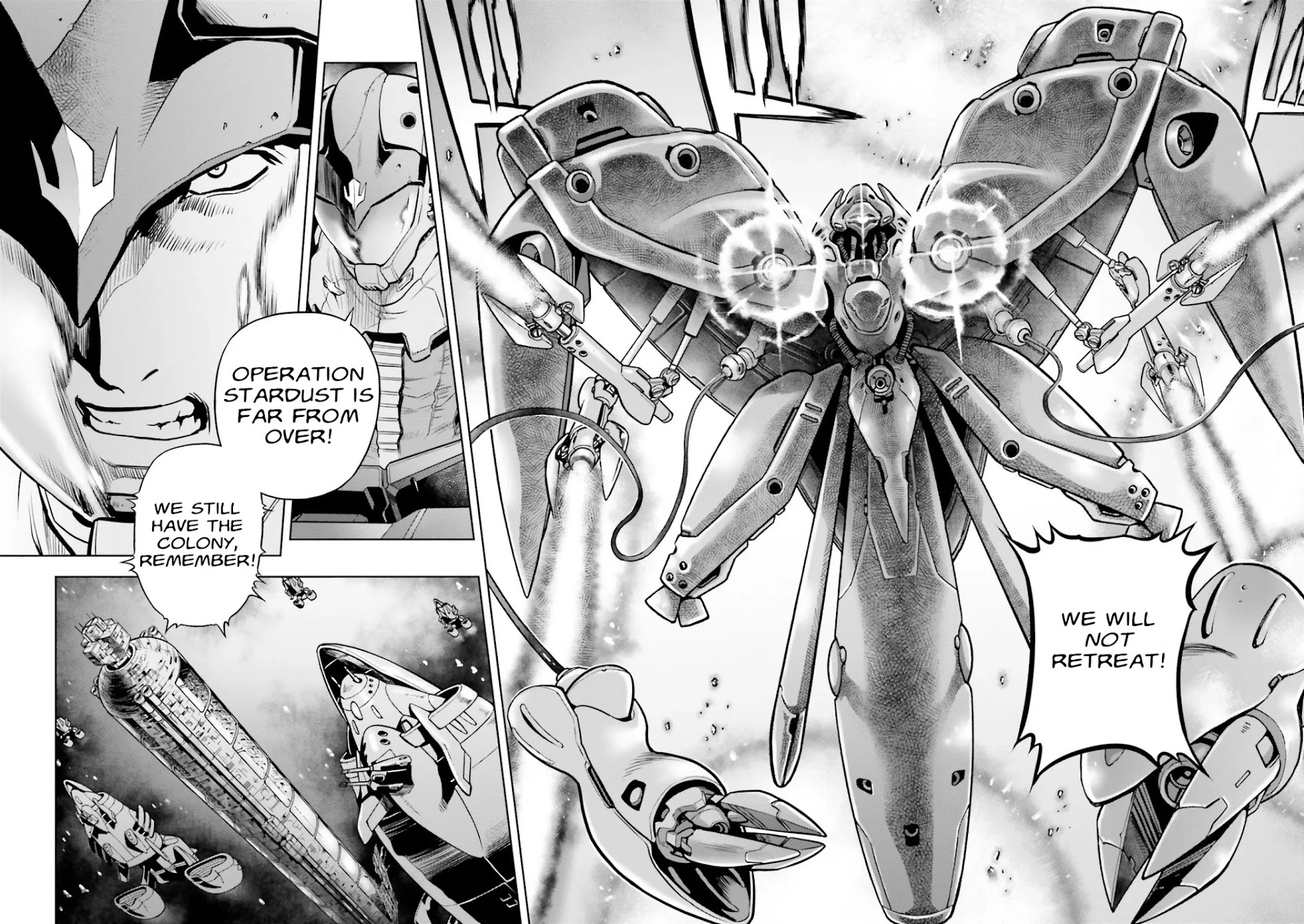 Kidou Senshi Gundam 0083 Rebellion Chapter 65 page 7 - Chapter 65: The Turmoil of Gunsmoke