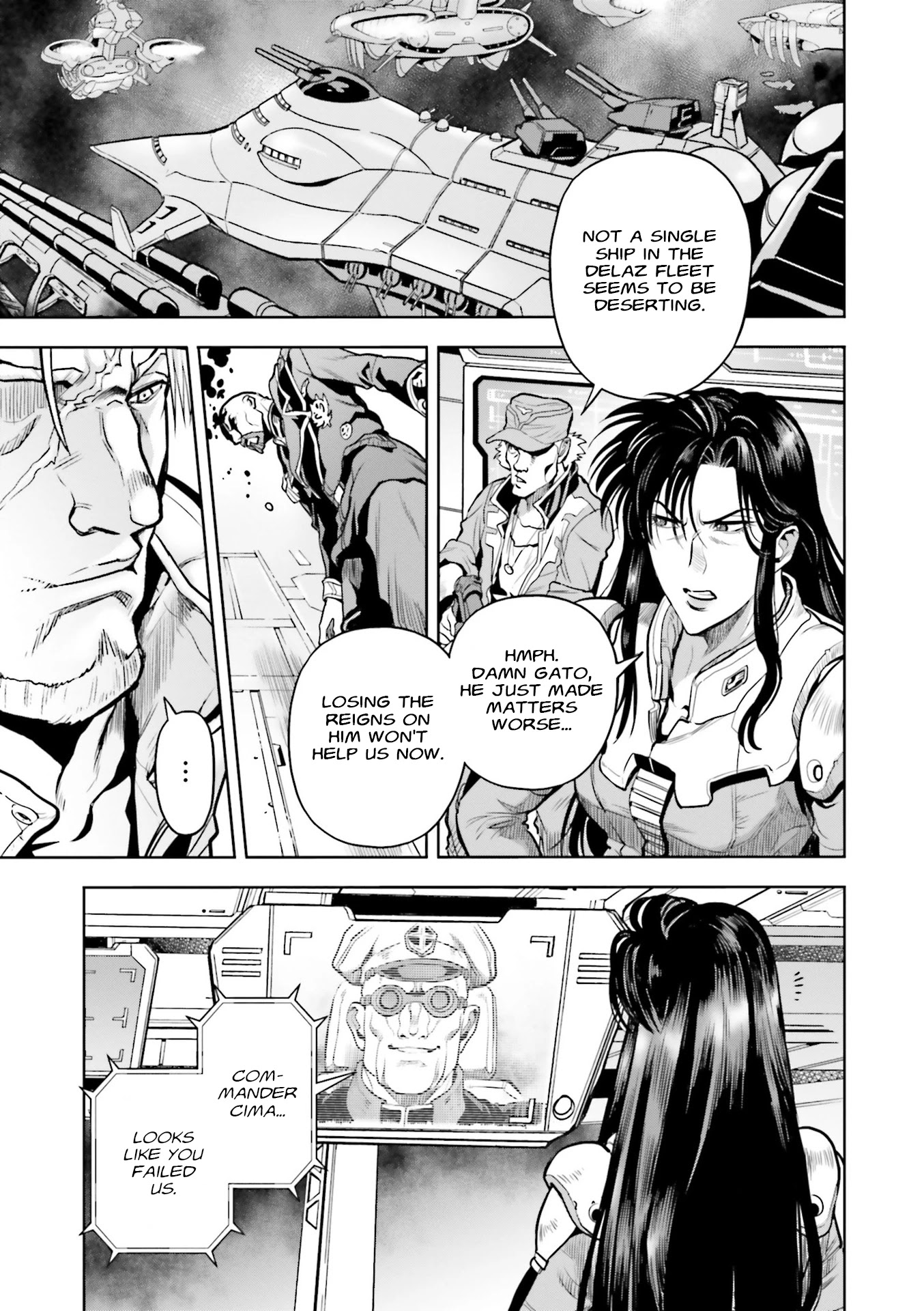 Kidou Senshi Gundam 0083 Rebellion Chapter 65 page 9 - Chapter 65: The Turmoil of Gunsmoke