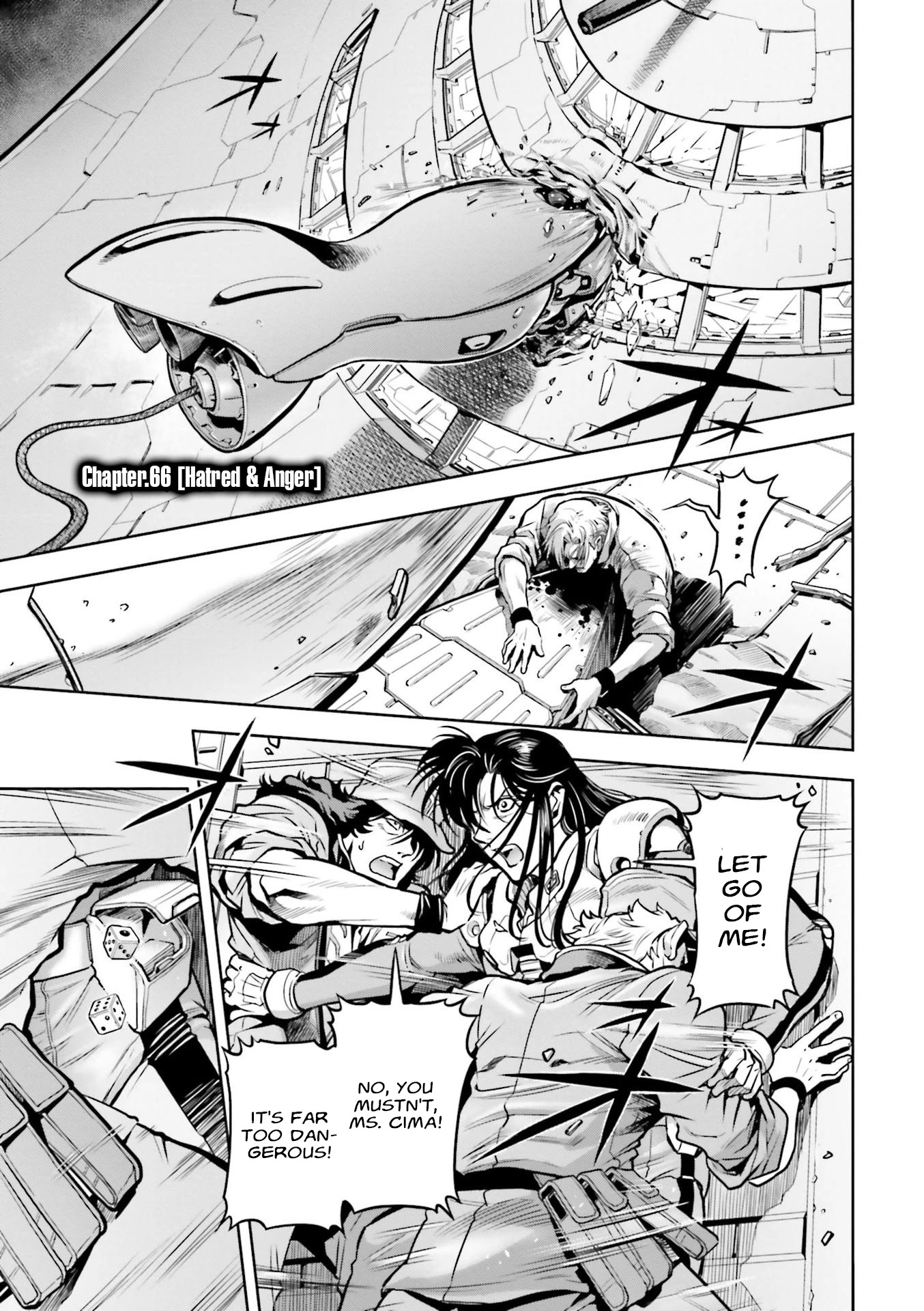 Kidou Senshi Gundam 0083 Rebellion Chapter 66 page 1 - Chapter 66: Hatred and Anger