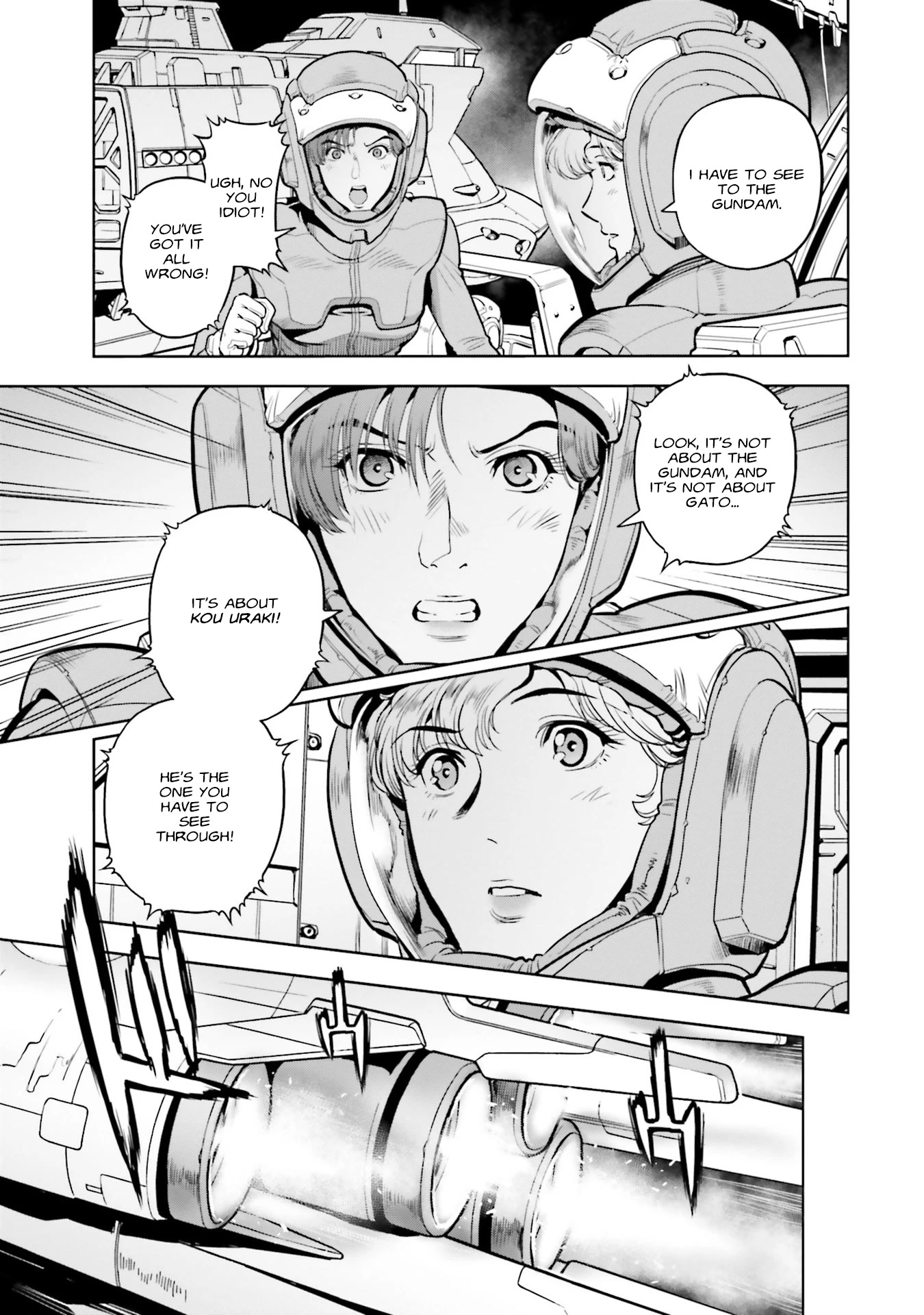 Kidou Senshi Gundam 0083 Rebellion Chapter 68 page 12 - Chapter 68: Attacking in Waves