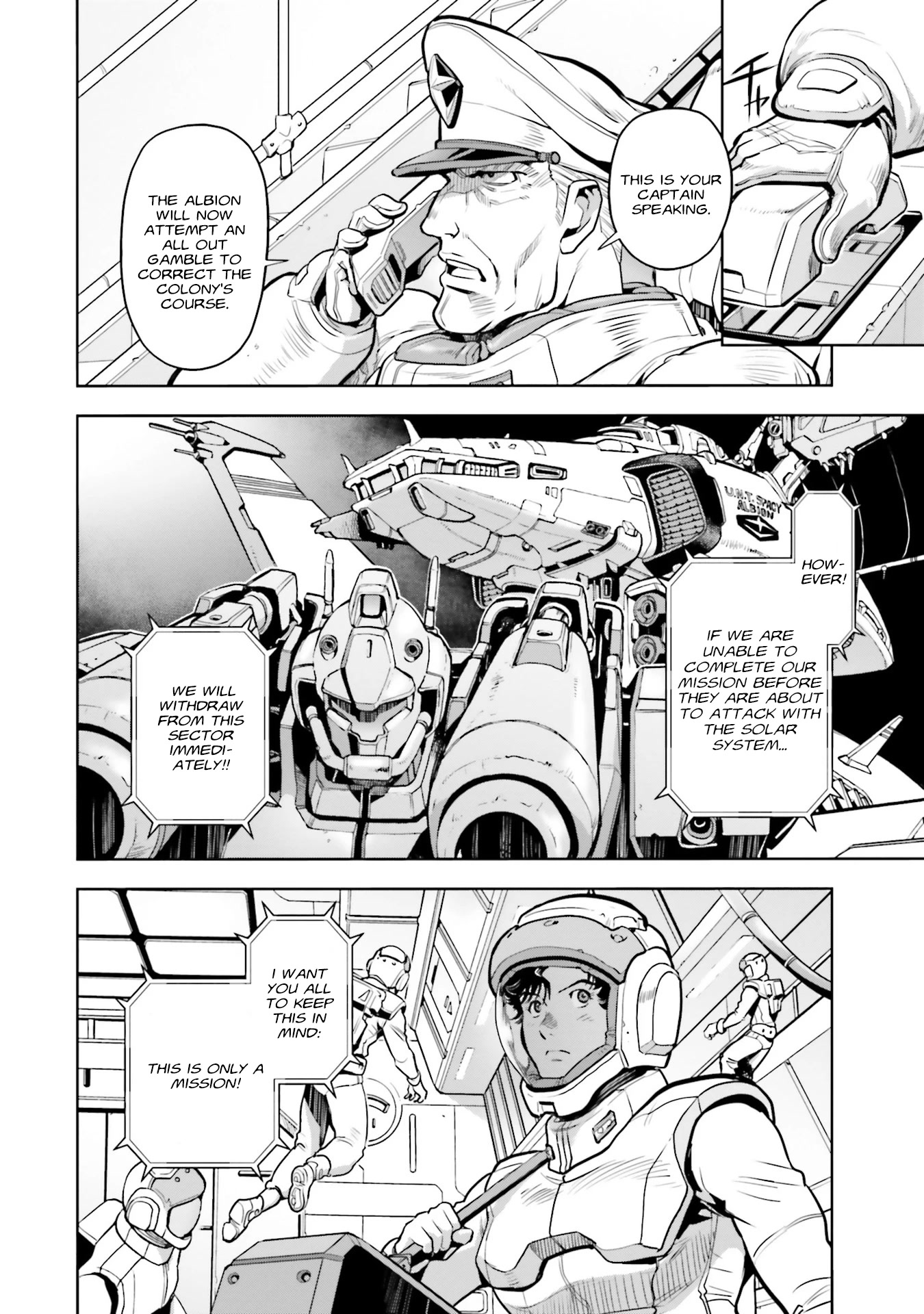 Kidou Senshi Gundam 0083 Rebellion Chapter 68 page 9 - Chapter 68: Attacking in Waves