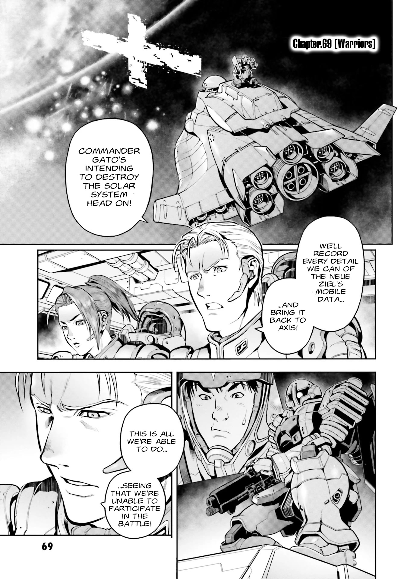 Kidou Senshi Gundam 0083 Rebellion Chapter 69 page 1 - Chapter 69: Warriors