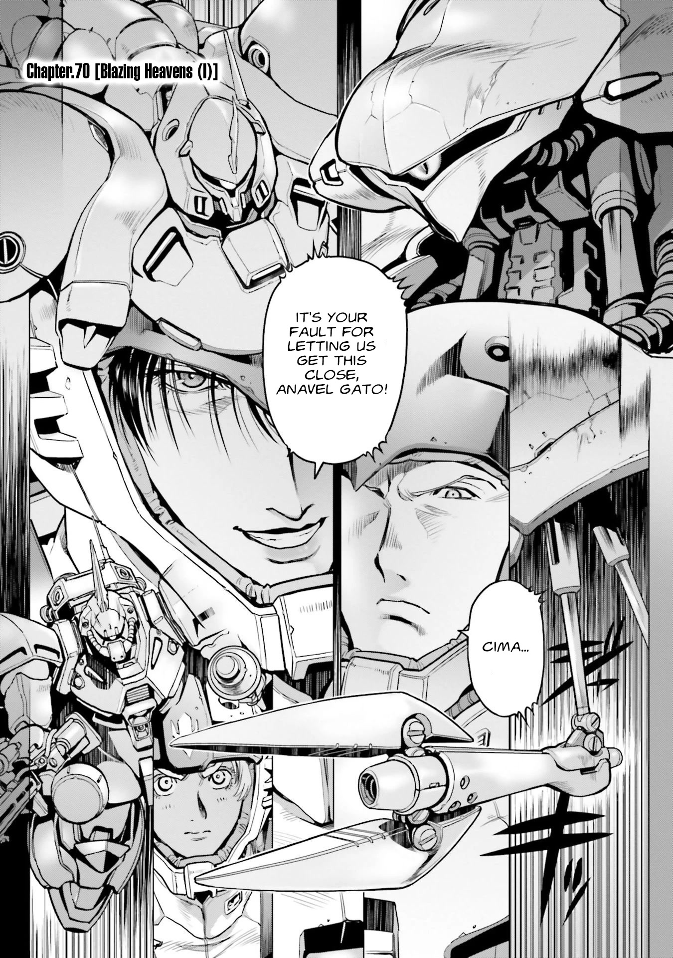 Kidou Senshi Gundam 0083 Rebellion Chapter 70 page 1 - Chapter 70: Blazing Heavens (I)