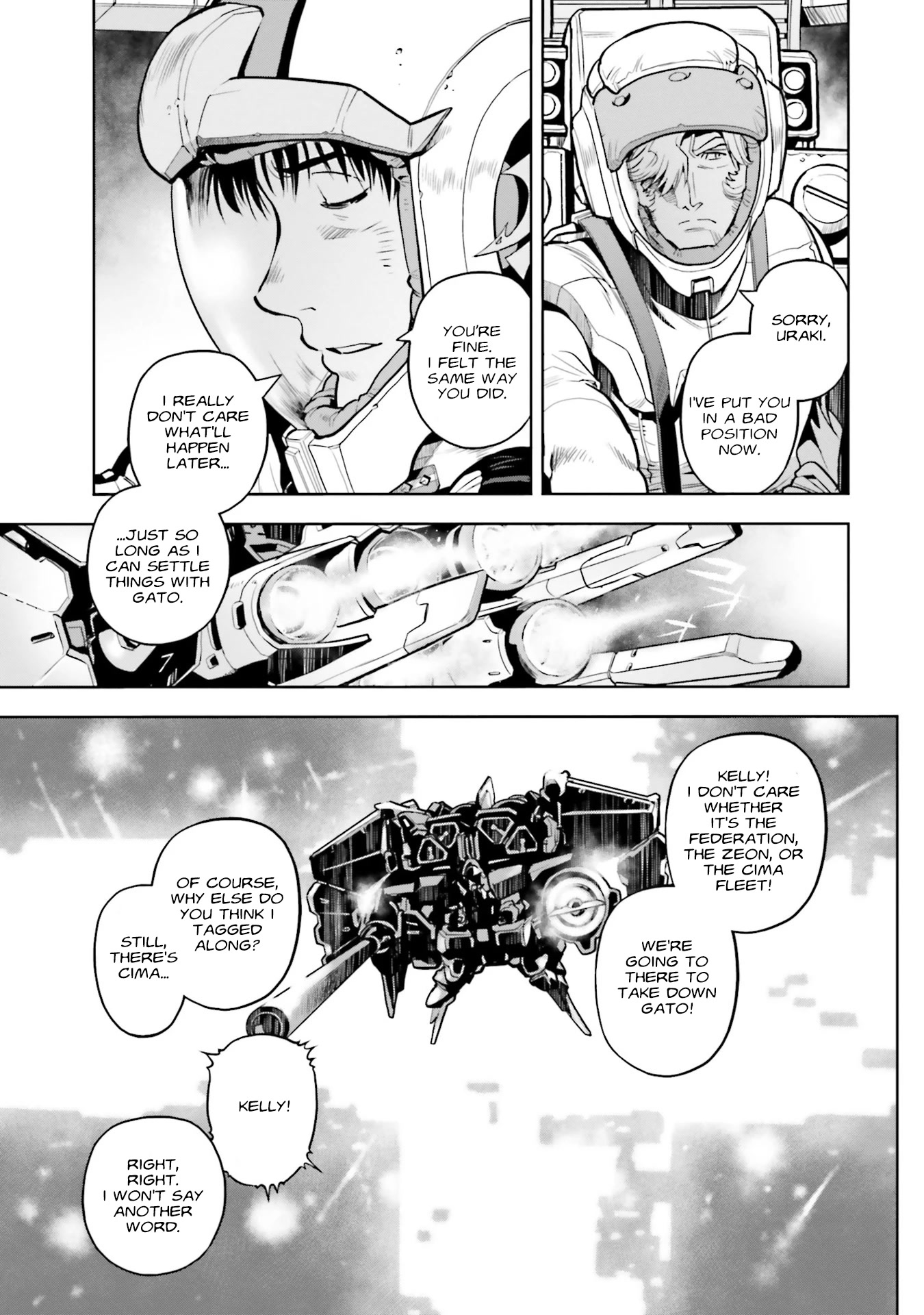 Kidou Senshi Gundam 0083 Rebellion Chapter 70 page 18 - Chapter 70: Blazing Heavens (I)