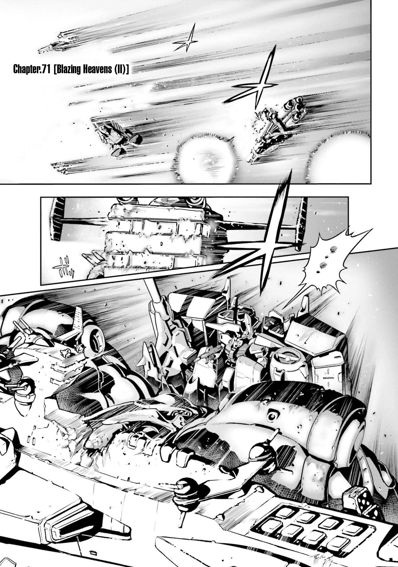 Kidou Senshi Gundam 0083 Rebellion Chapter 71 page 1 - Chapter 71: Blazing Heavens (II)