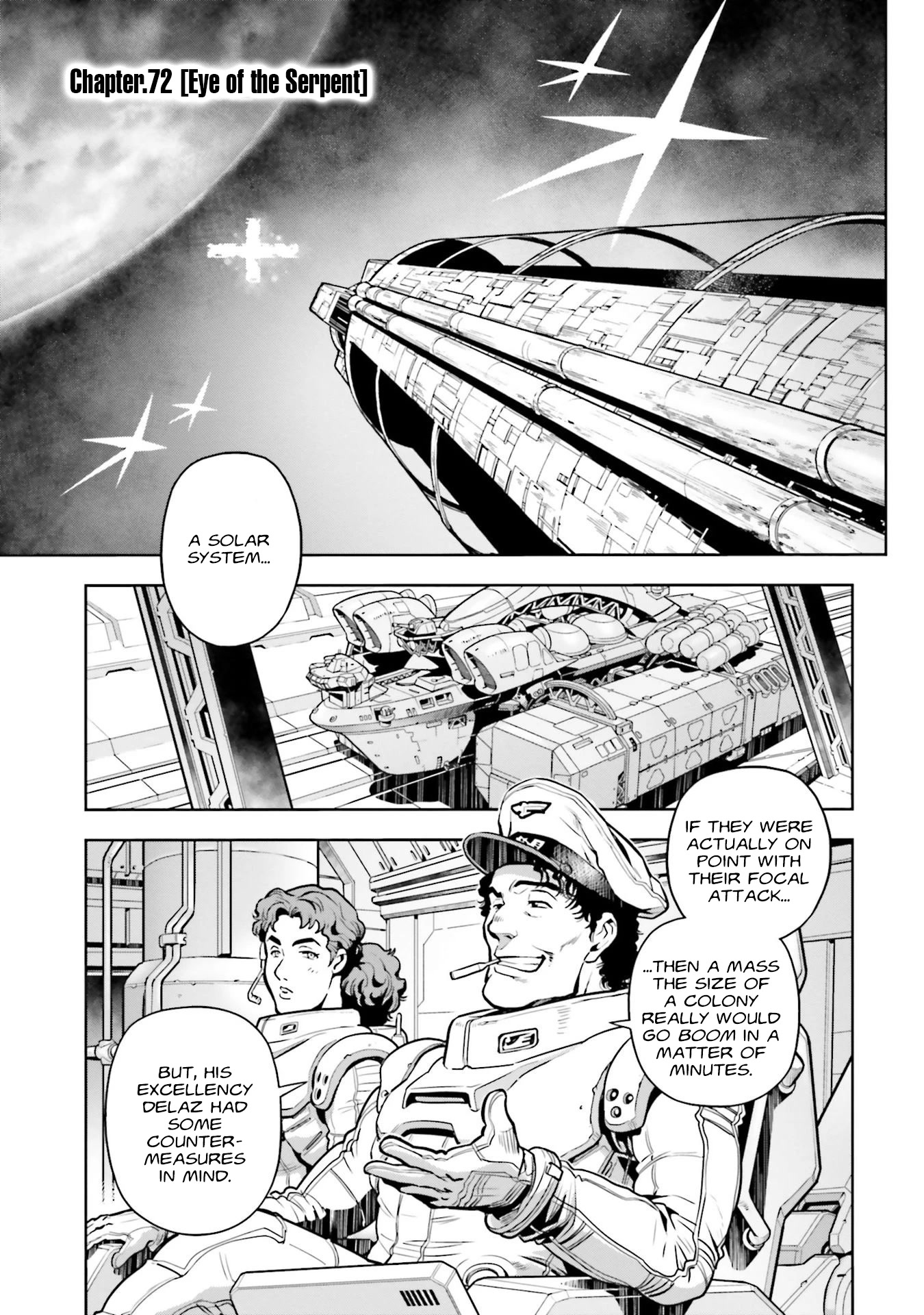 Kidou Senshi Gundam 0083 Rebellion Chapter 72 page 1 - Chapter 72: Eye of the Serpent